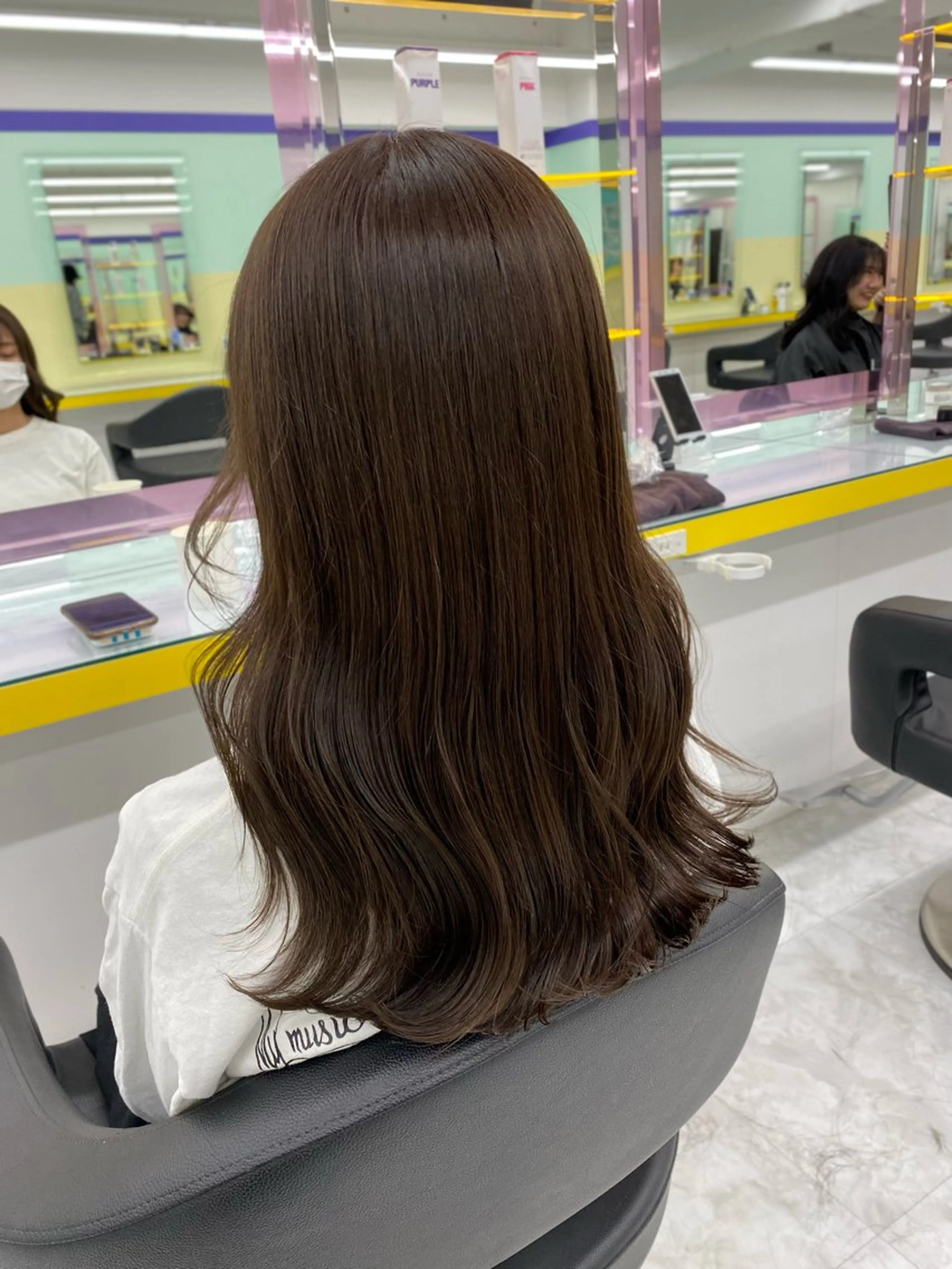 ロング カラー メンズ特化 水口湧太のヘアスタイル