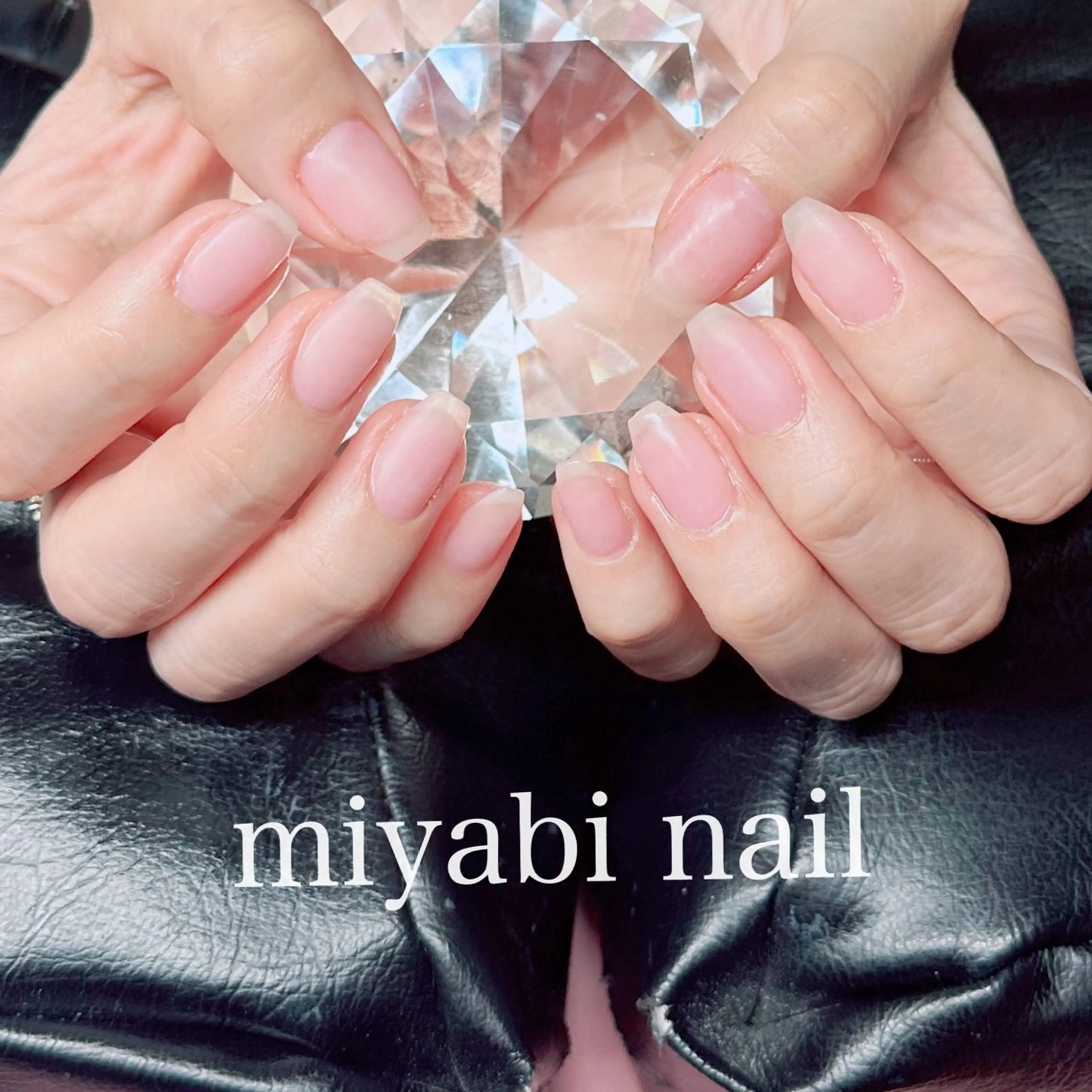 ネイル マットネイル 持ち込み オフィスネイル ピンク スクエアネイル ハンドネイル miyabi nail 桂川駅近くのネイルデザイン