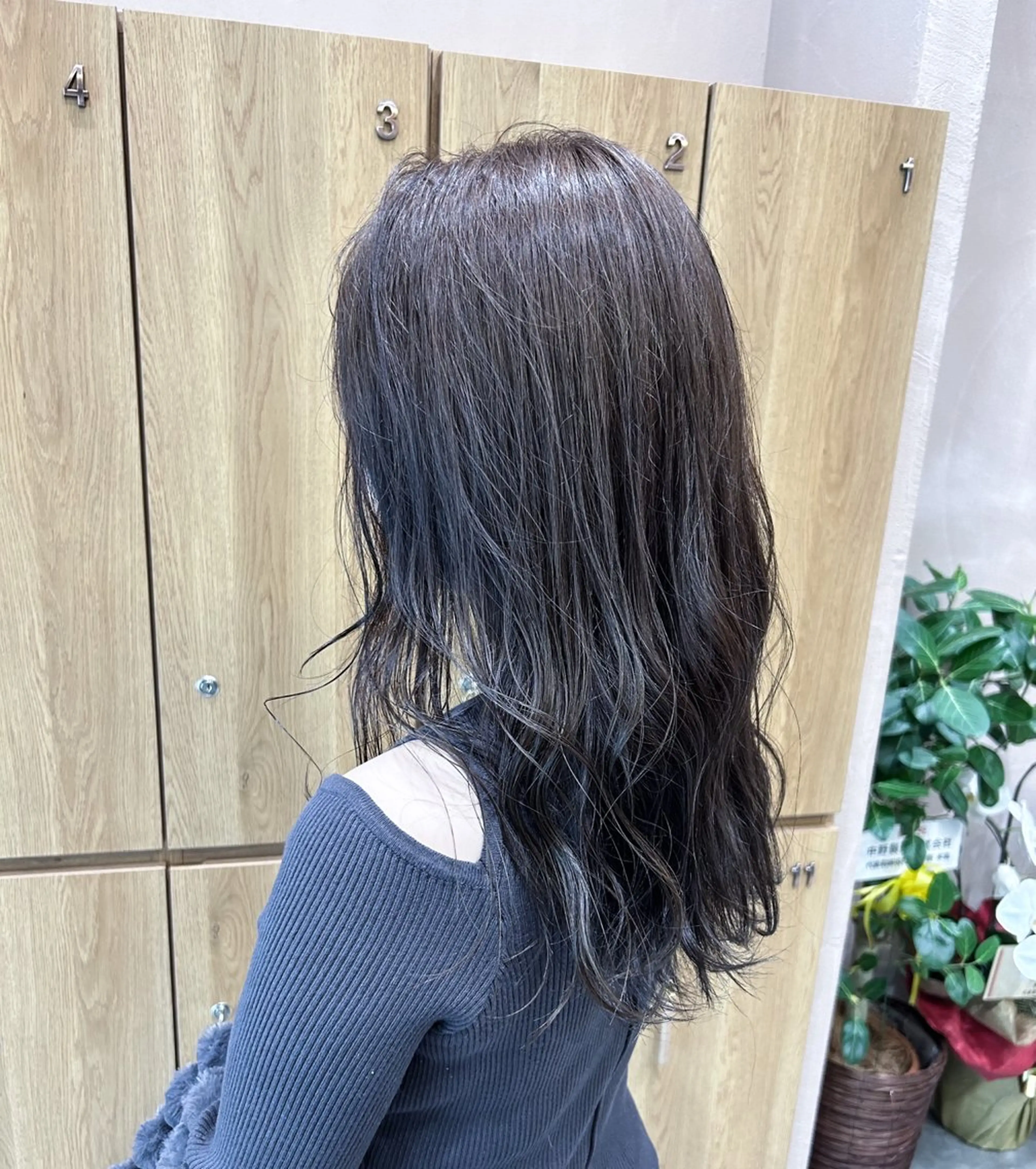 セミロング カラー 透明感カラー グレージュ カット ヘアカラー メンズヘア/透明感 カラー/ayatoのヘアスタイル