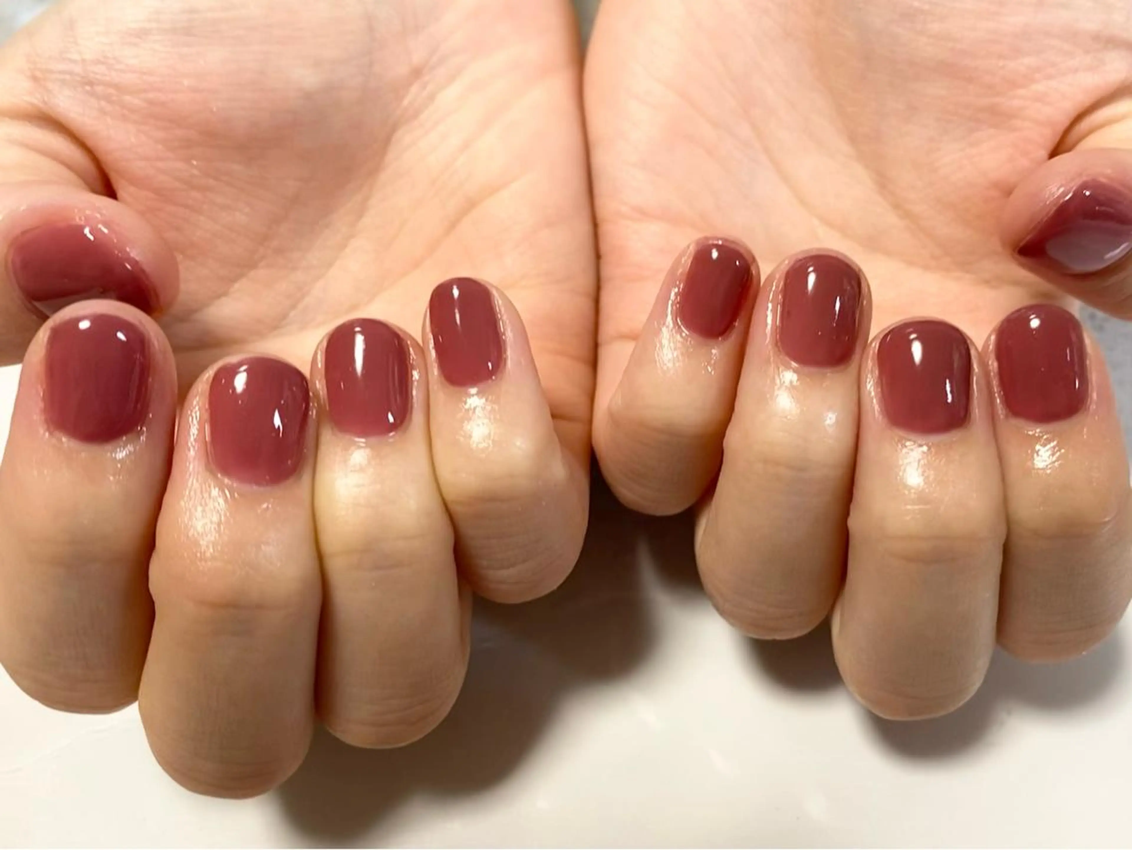 ネイル ワンカラーネイル ハンドネイル N. AIのネイルデザイン