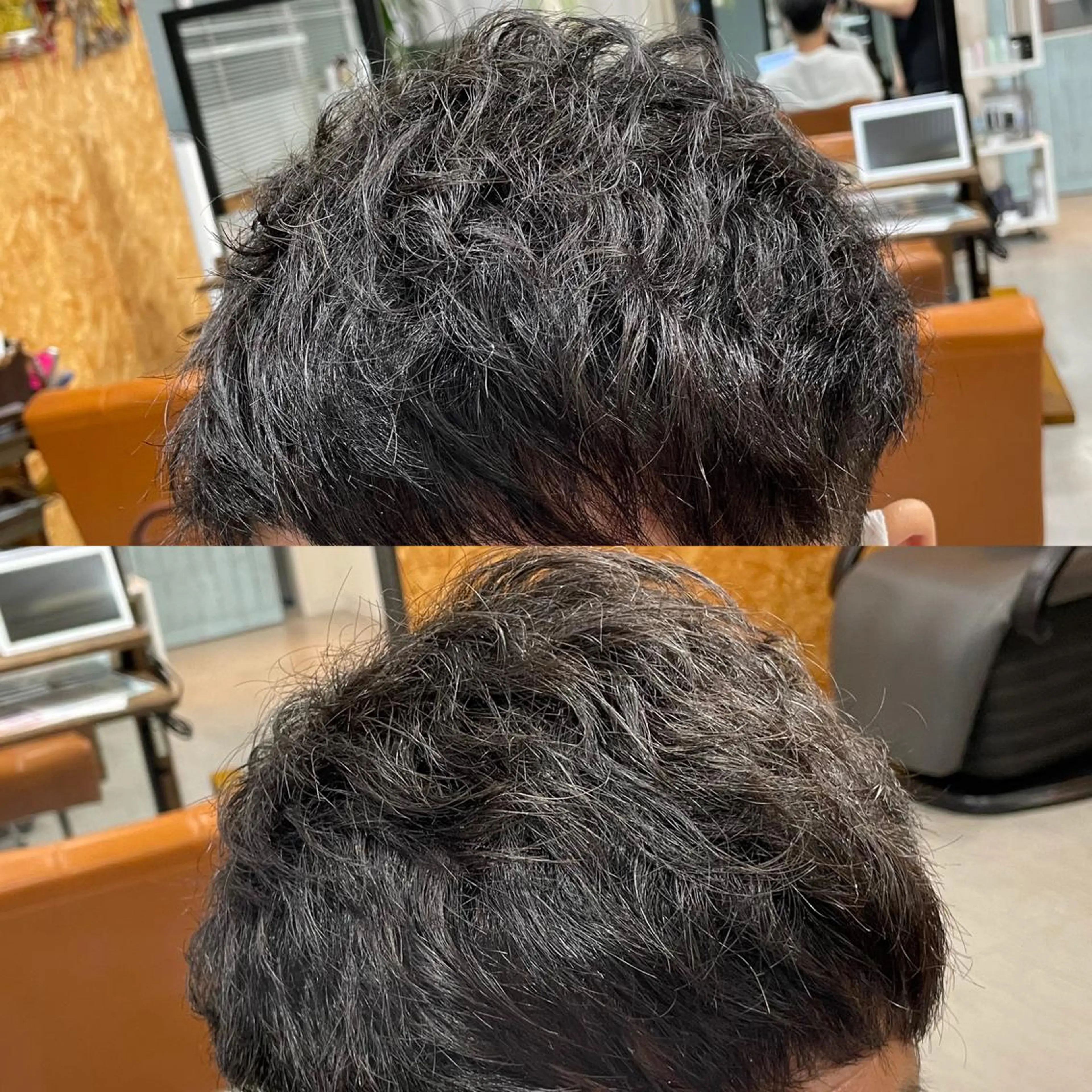 ショート メンズ 縮毛矯正 かんばら りょーいのヘアスタイル