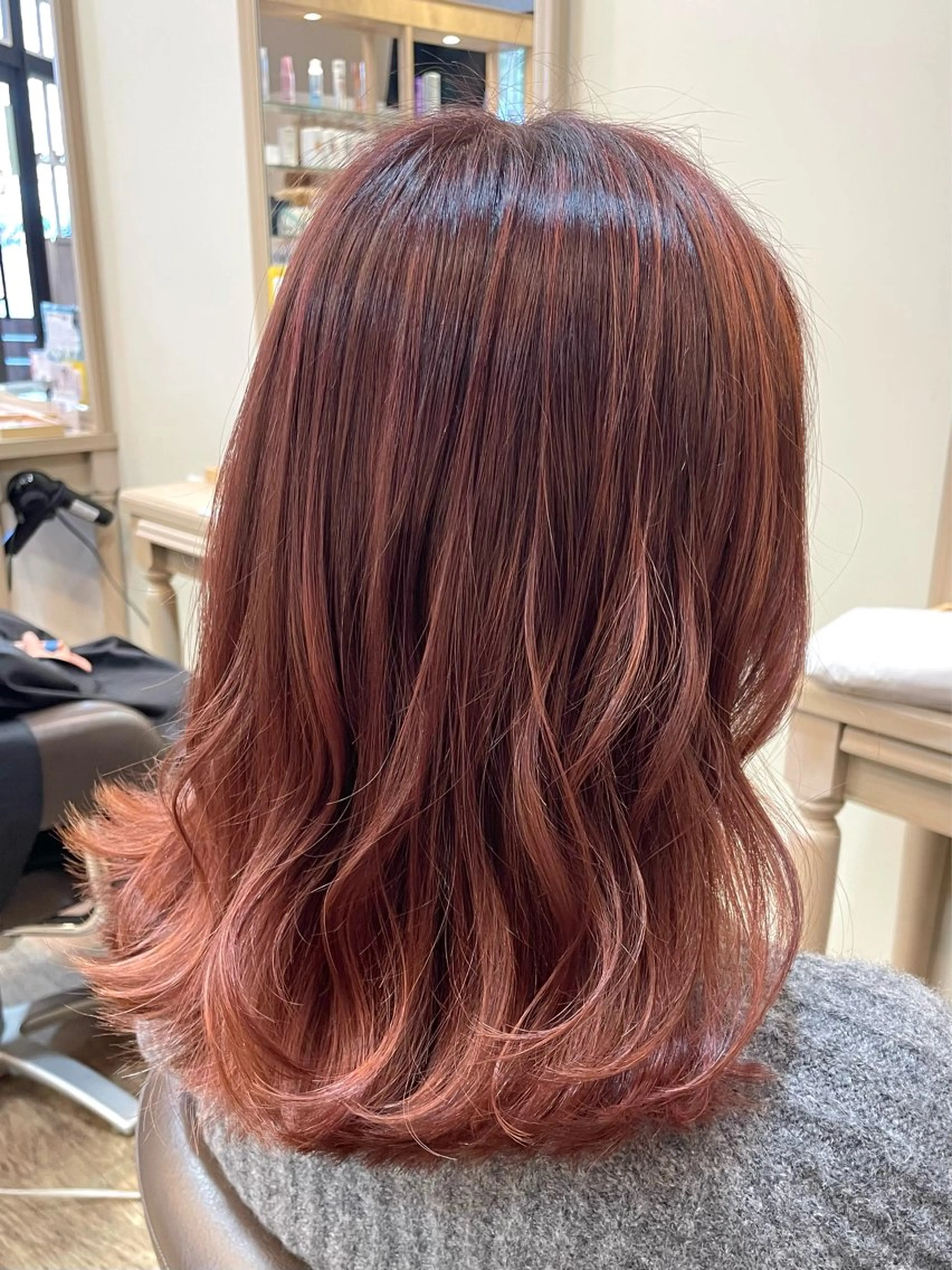 セミロング カラー カット ヘアカラー トリートメント メンズパーマ🌀/ 中村郁未のヘアスタイル