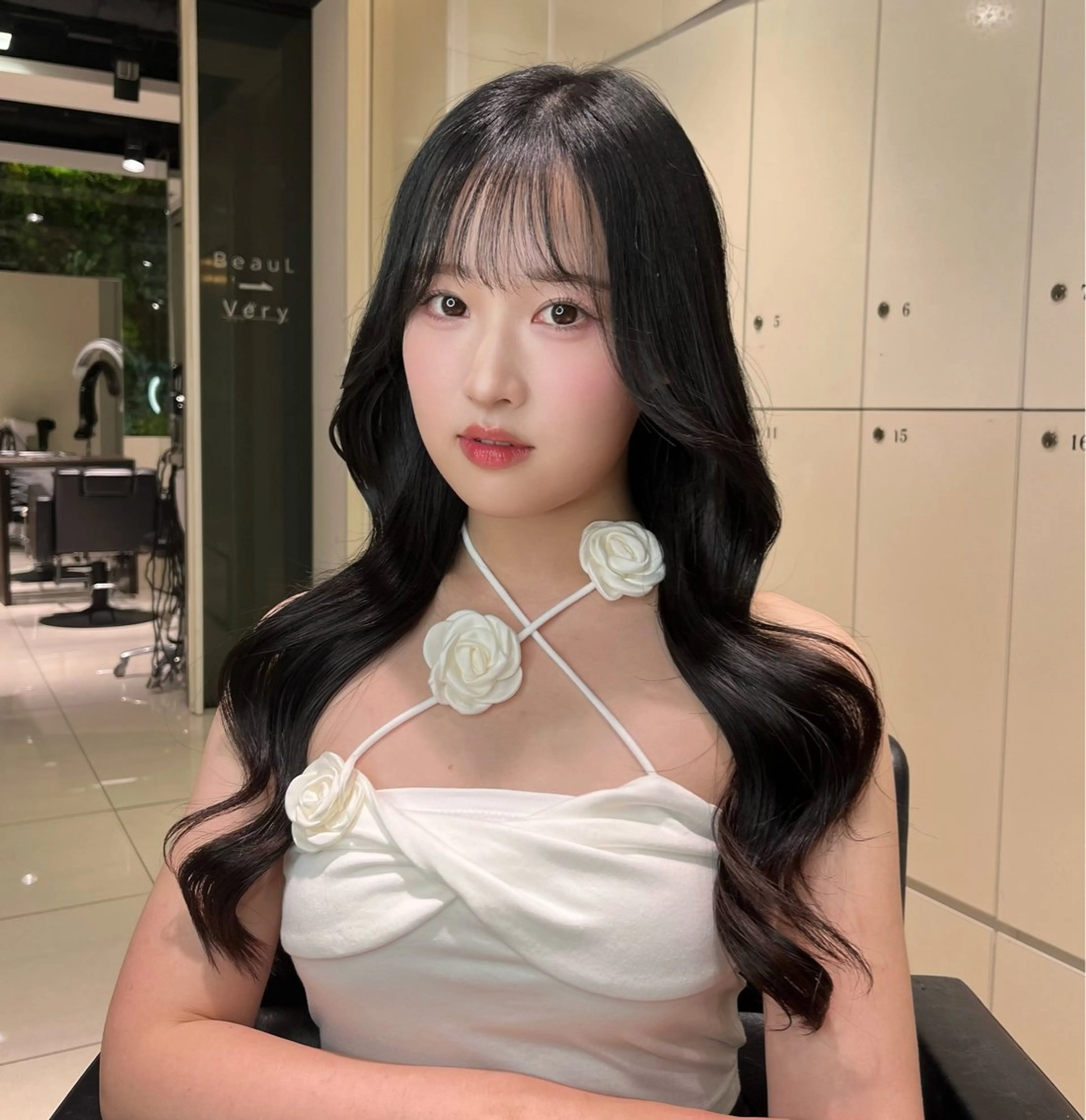 ロング 髪質改善/透明感カラ ー/レイヤー/あやはのヘアスタイル