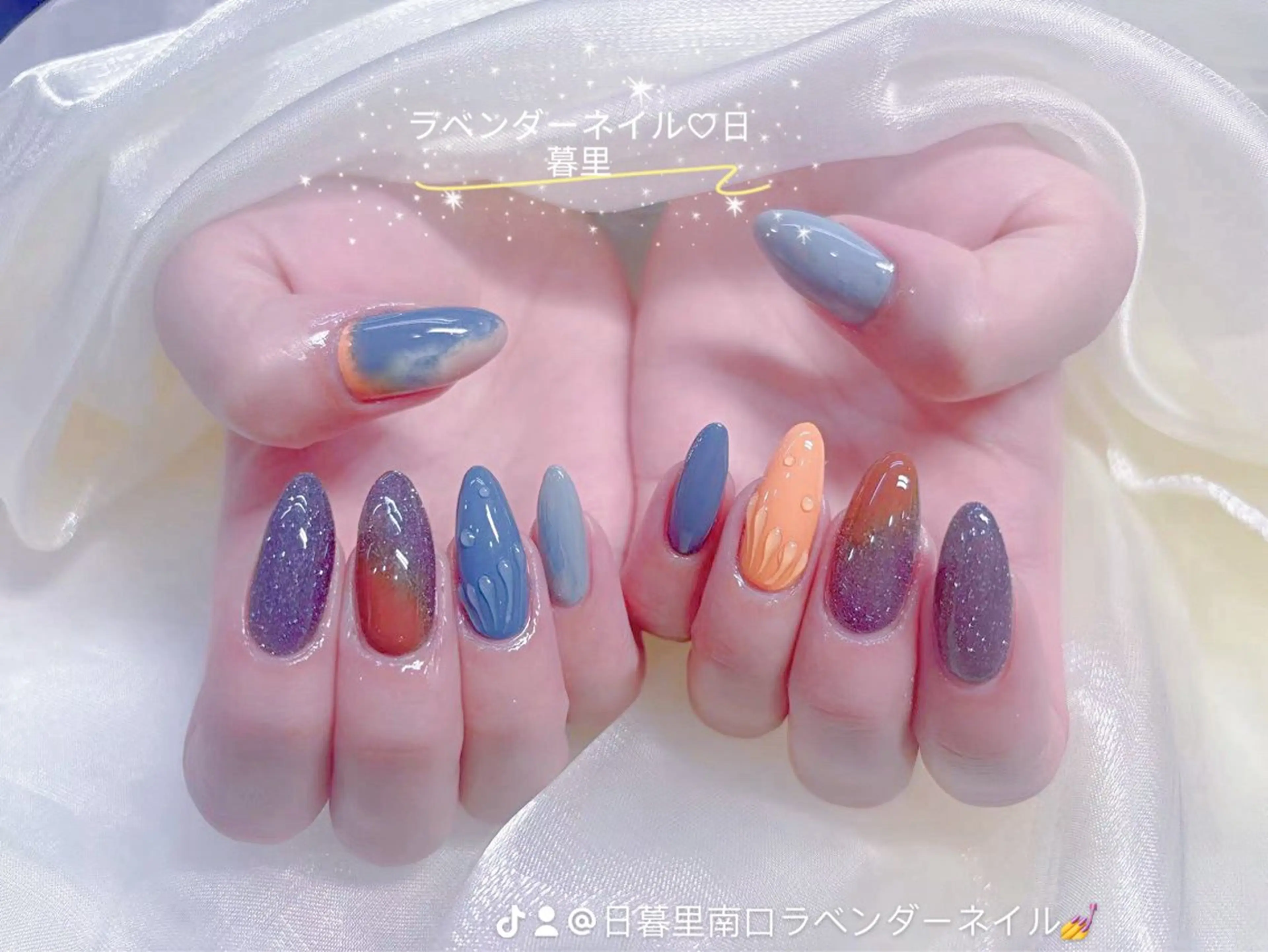 ネイル 日暮里2 lavenderのネイルデザイン