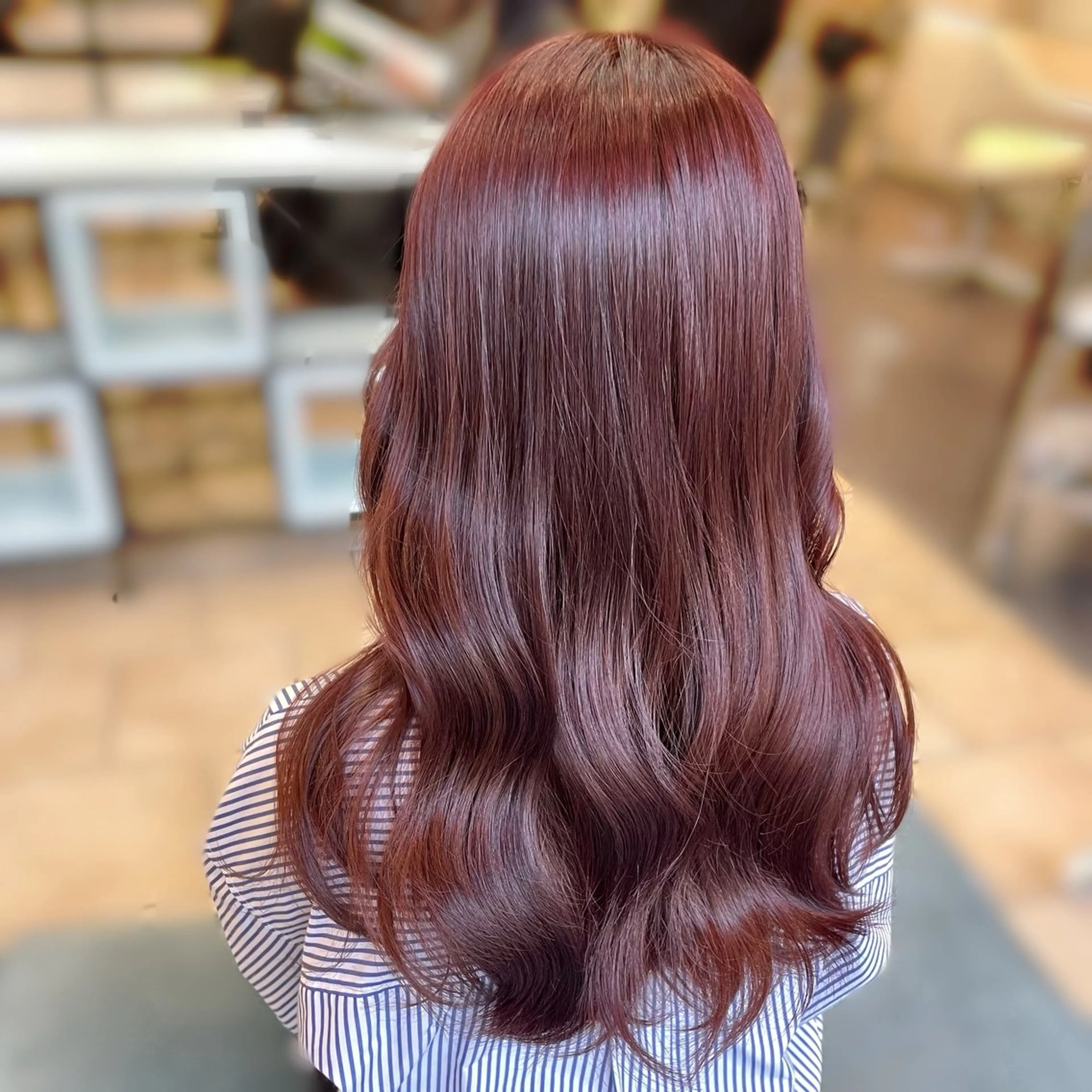 ロング カラー カット ヘアカラー トリートメント ブリーチなしカラー kana🐱のヘアスタイル