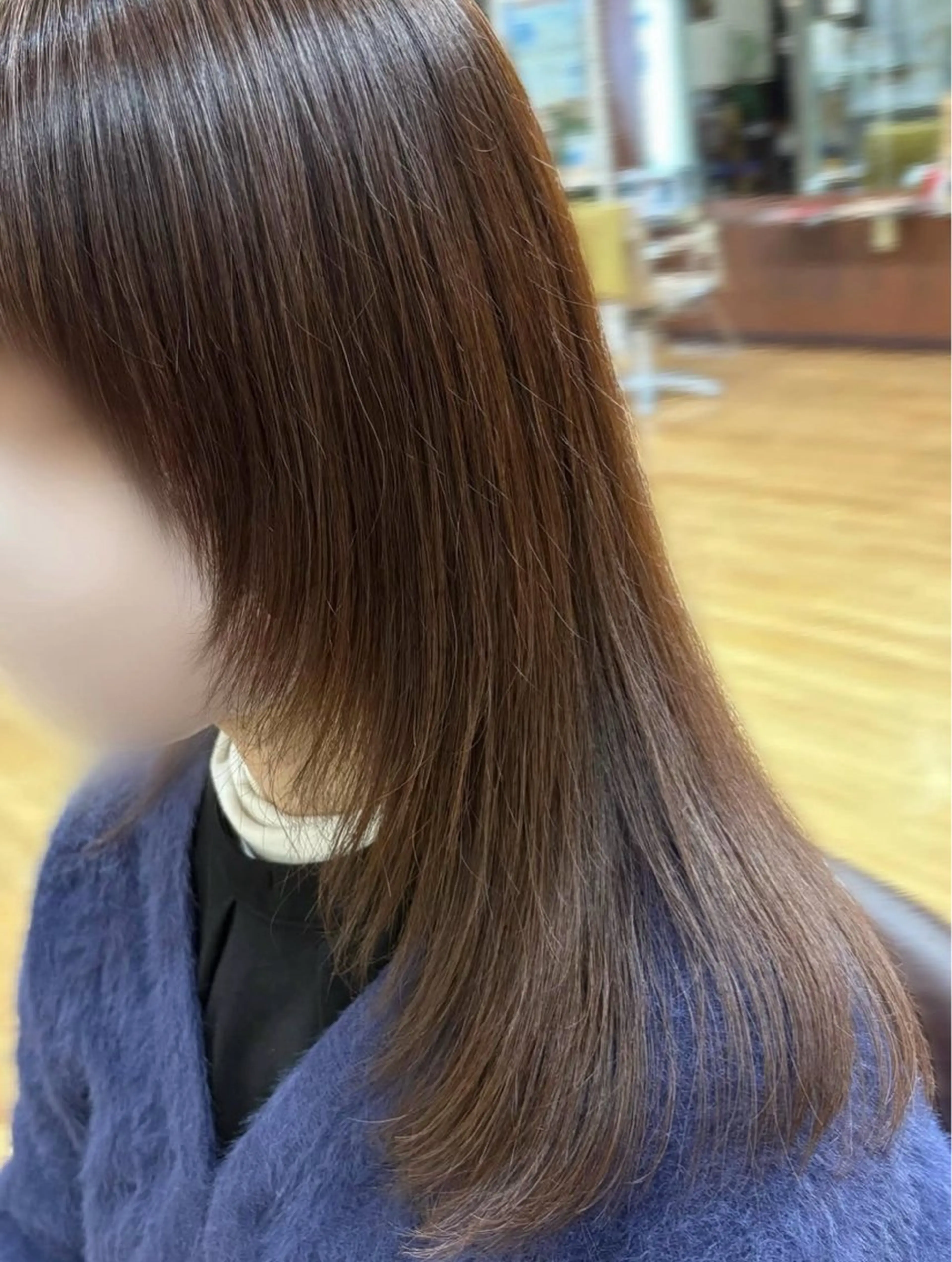 ロング 韓国風ヘア レイヤーカット 金森 未莉のヘアスタイル