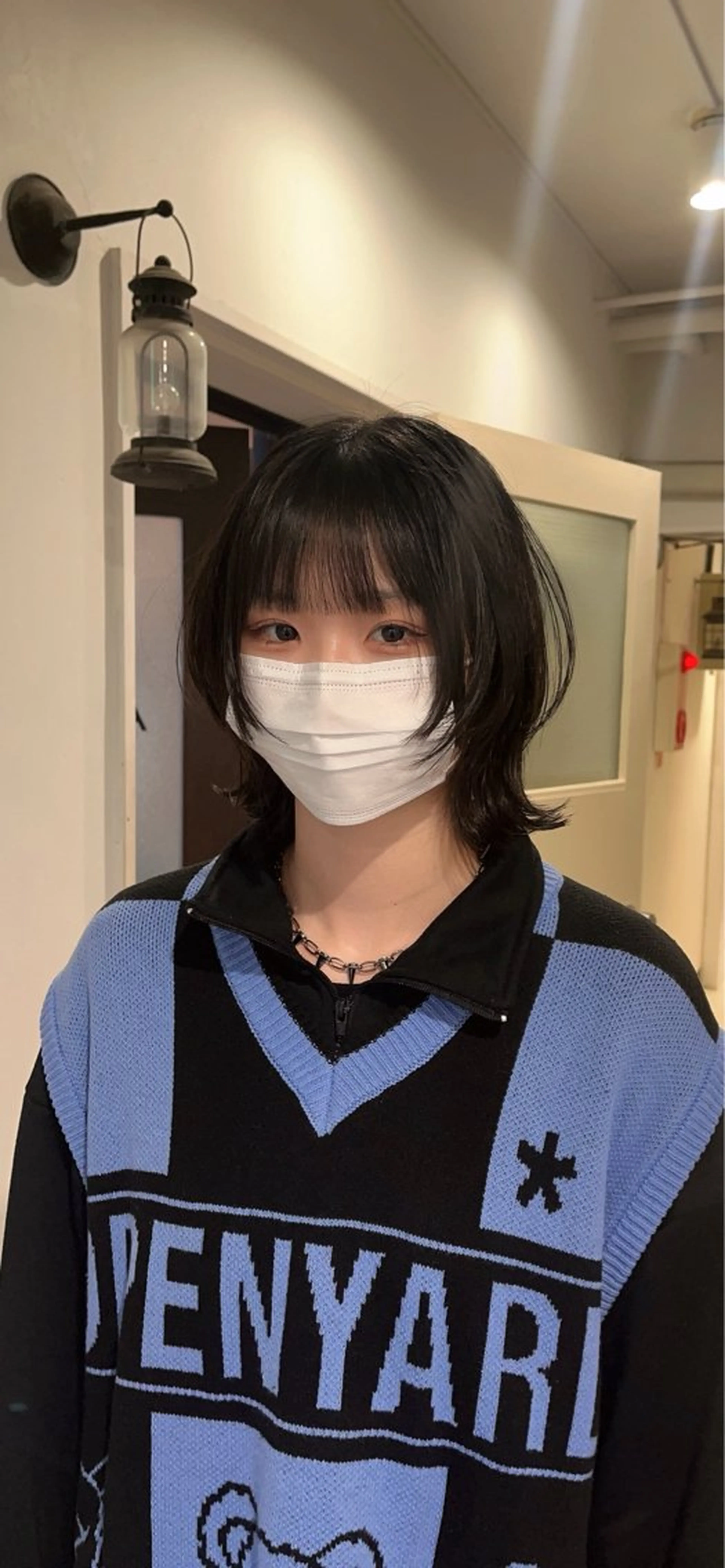 ミディアム ウルフカット カット トリートメント ウルフ/レイヤー /パーマ/島田陽稀のヘアスタイル