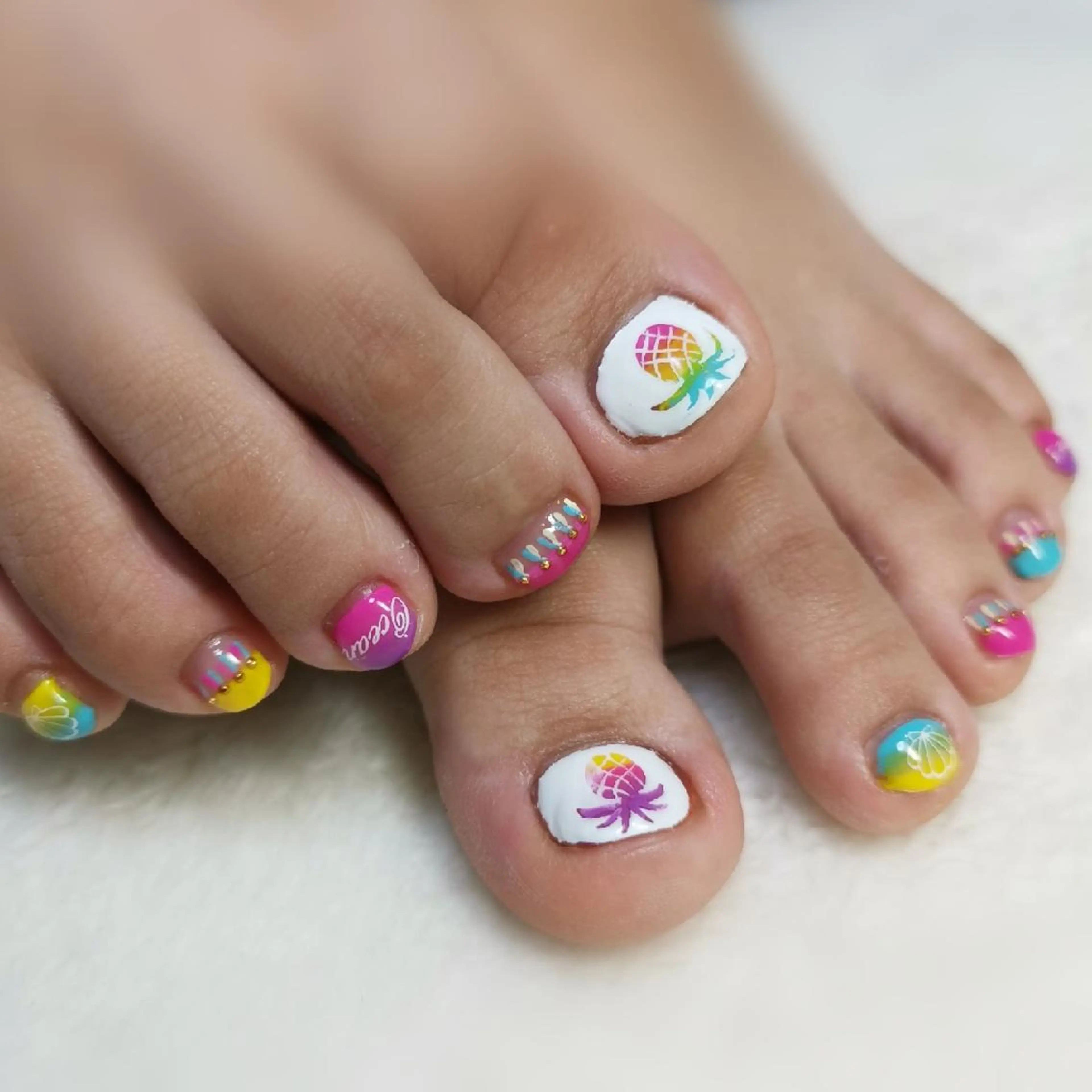 ネイル 持ち込み フットネイル reve あやののネイルデザイン