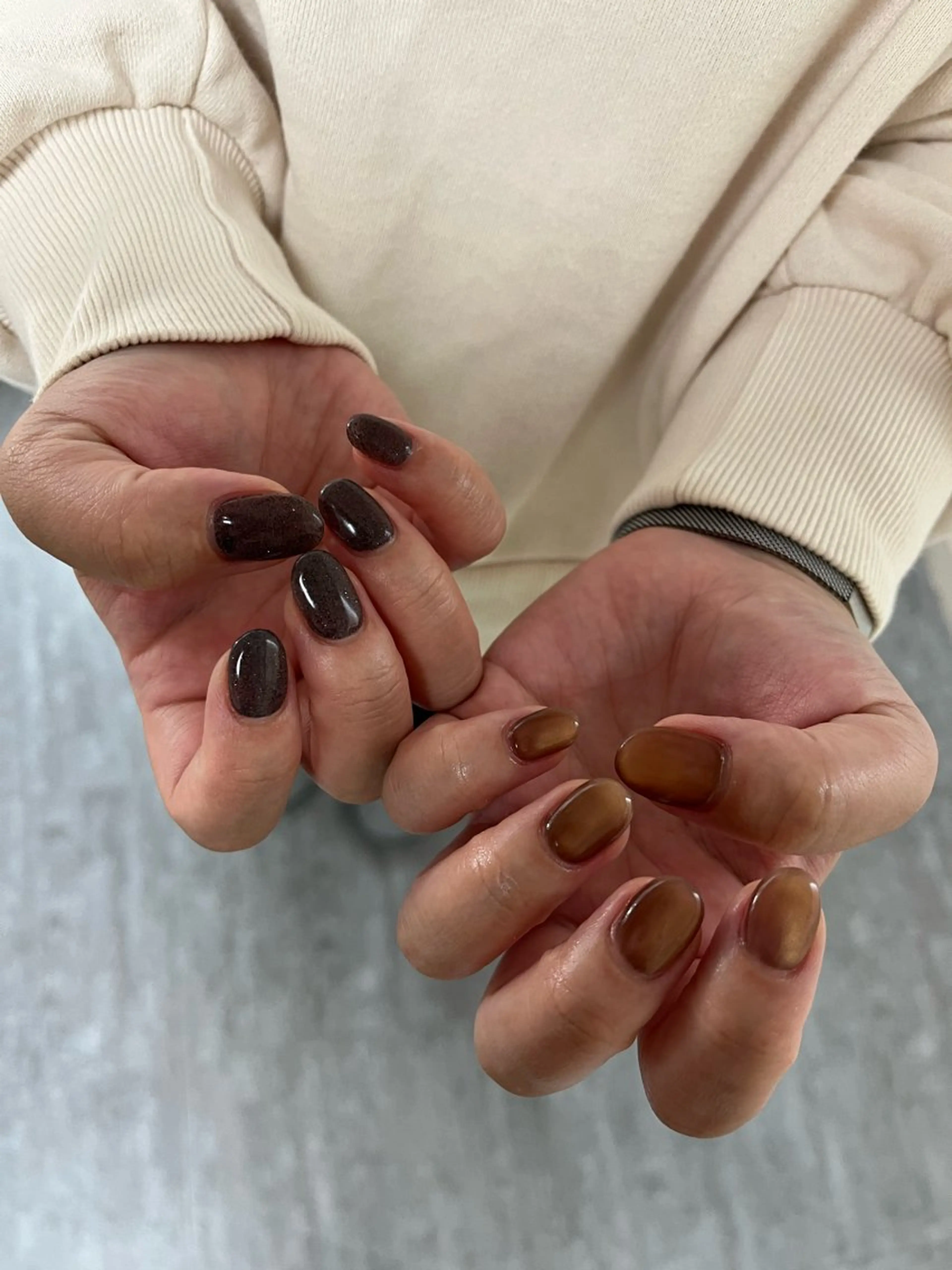 ネイル une／YUKINA 🫧大人nuanceのネイルデザイン