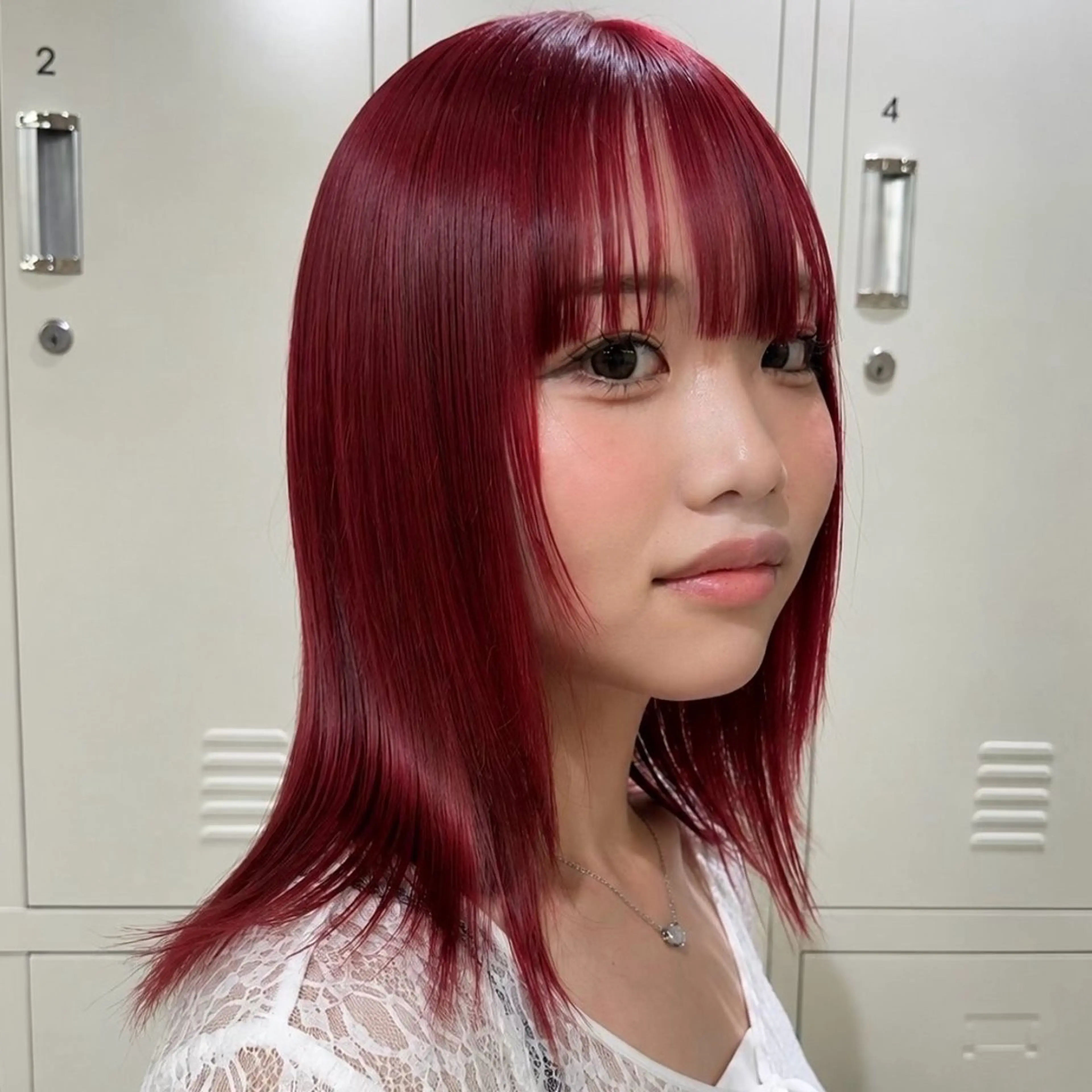 ミディアム カラー ヘアカラー トリートメント 横浜カラー/ブリーチ SAKI💫のヘアスタイル