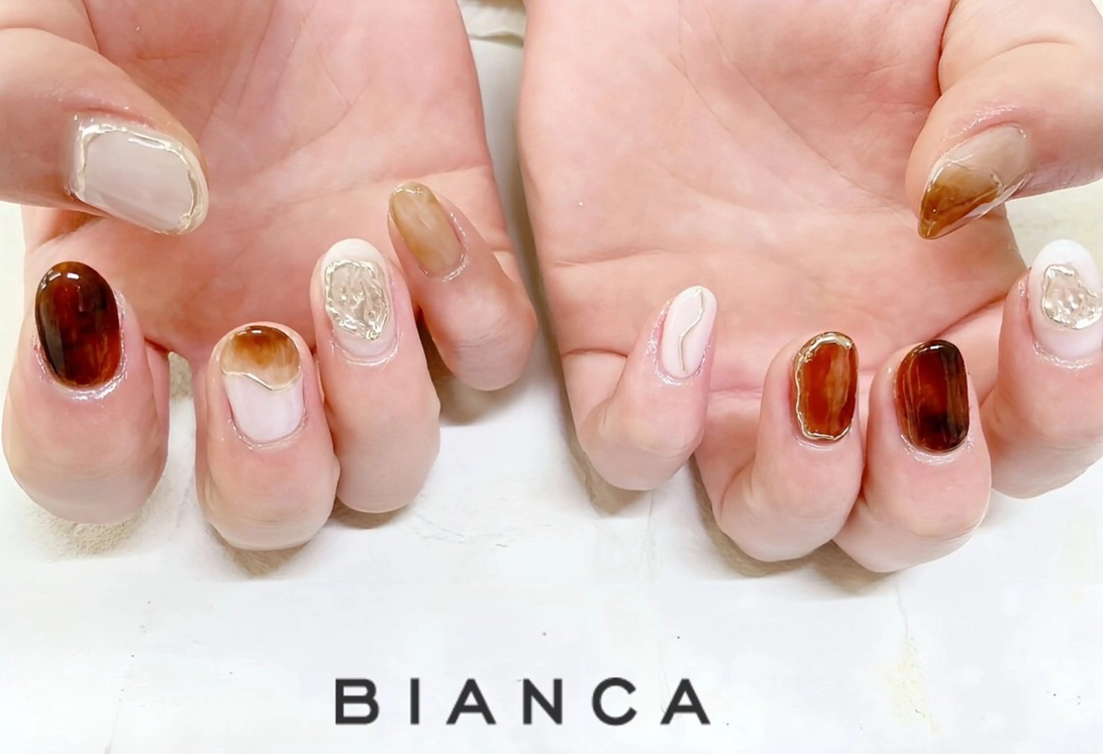 ネイル ハンドネイル Silk by Bianca＊森澤のネイルデザイン