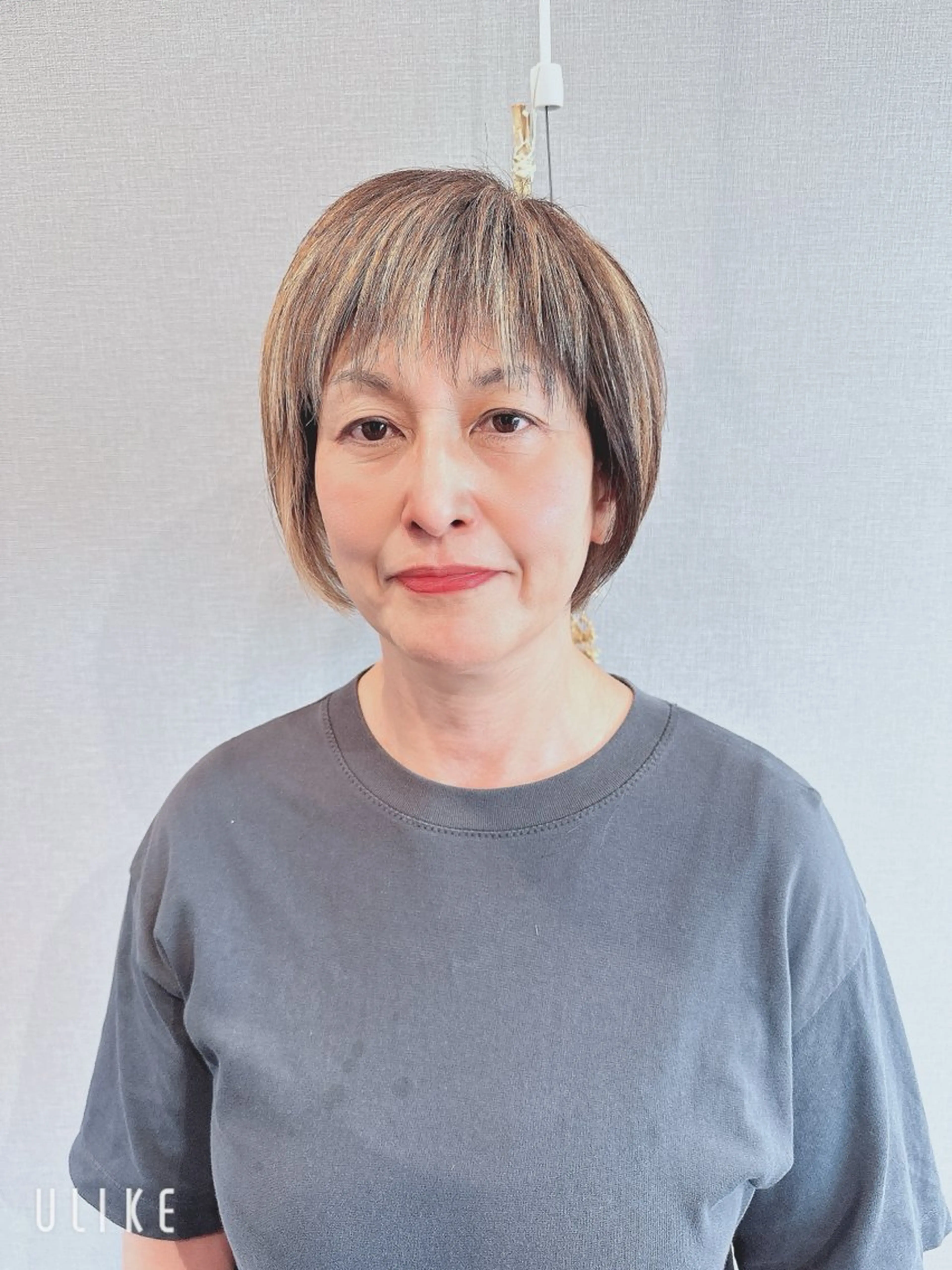 ショート カラー カット ヘアカラー トリートメント K Harukaのヘアスタイル