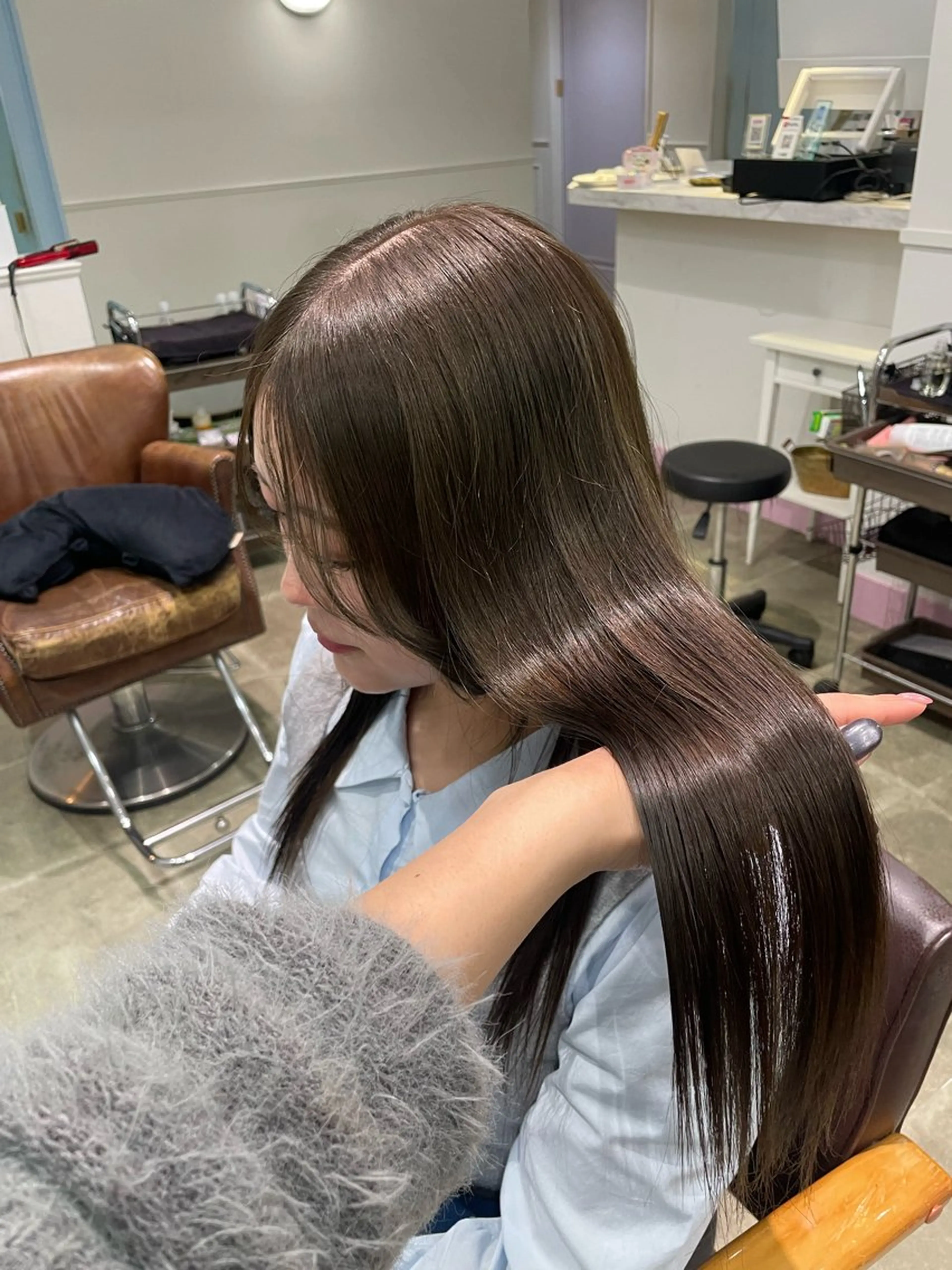 ロング カラー ヘアカラー 艶髪／透明感カラー／ 鈴木 琳太朗のヘアスタイル