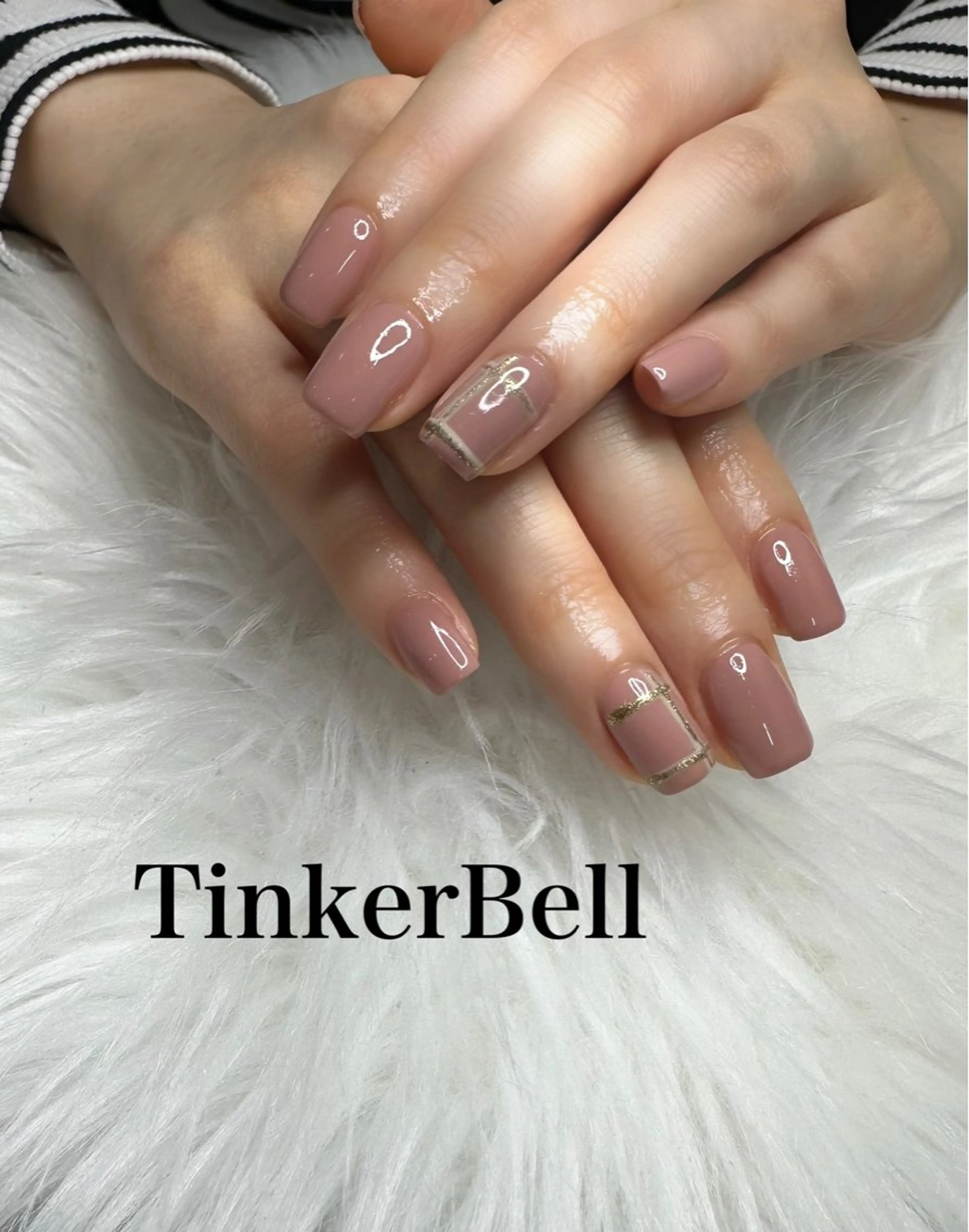 ネイル ハンドネイル Tinker Bellのネイルデザイン