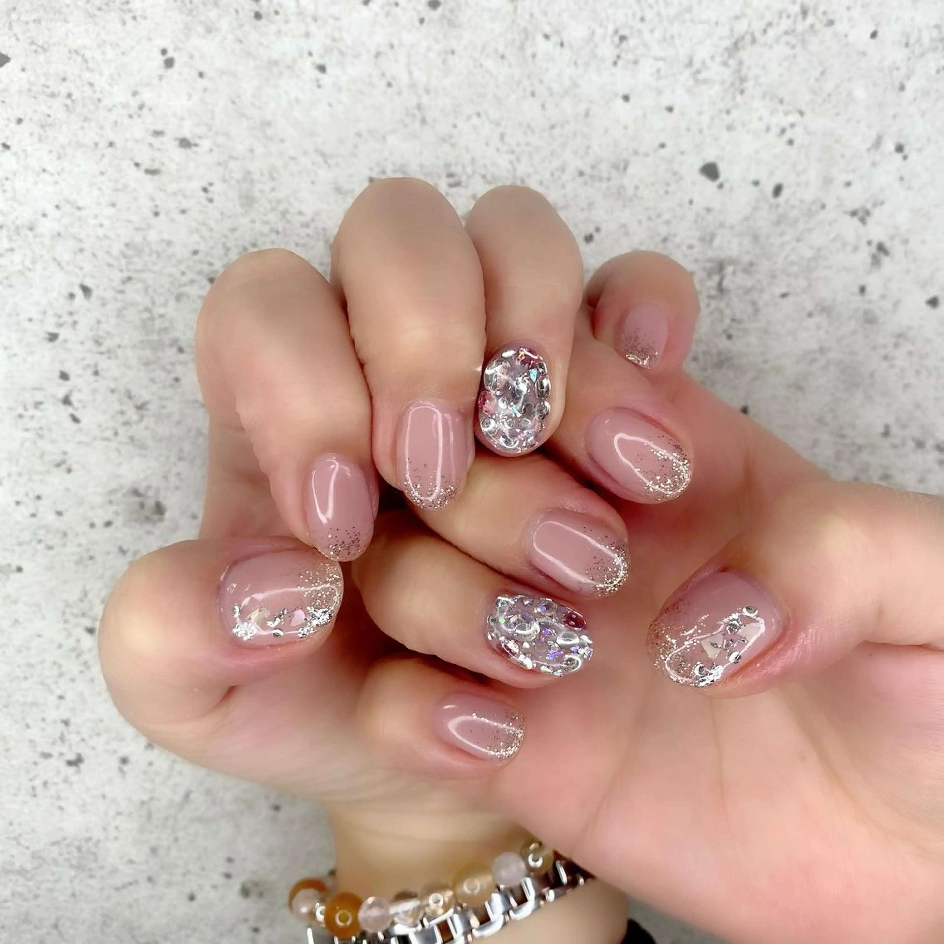 ネイル キラキラネイル Salon Ｋのネイルデザイン