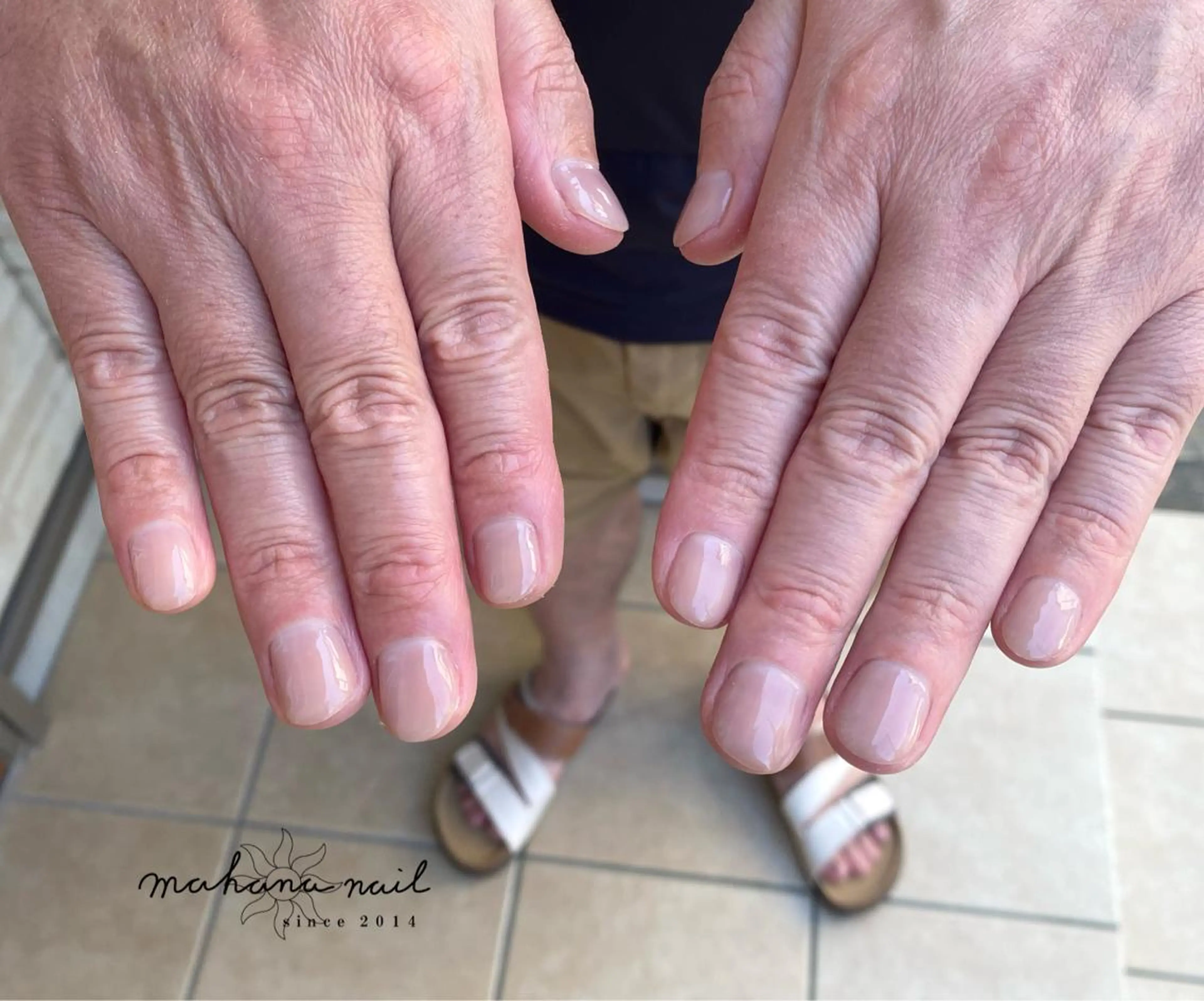 ネイル ワンカラーネイル mahana nailのネイルデザイン