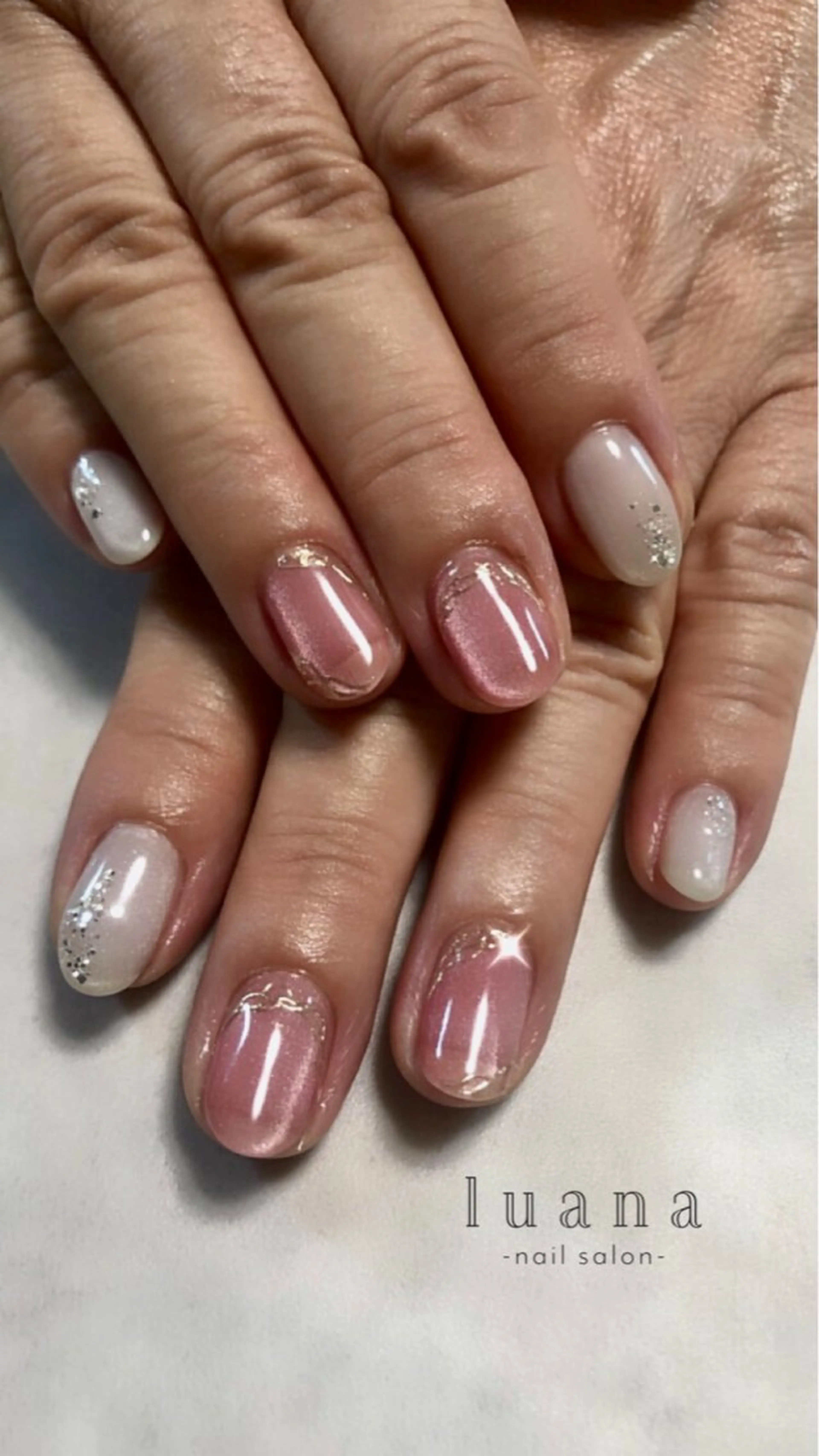 ネイル マグネットネイル luana ネイルサロンのネイルデザイン