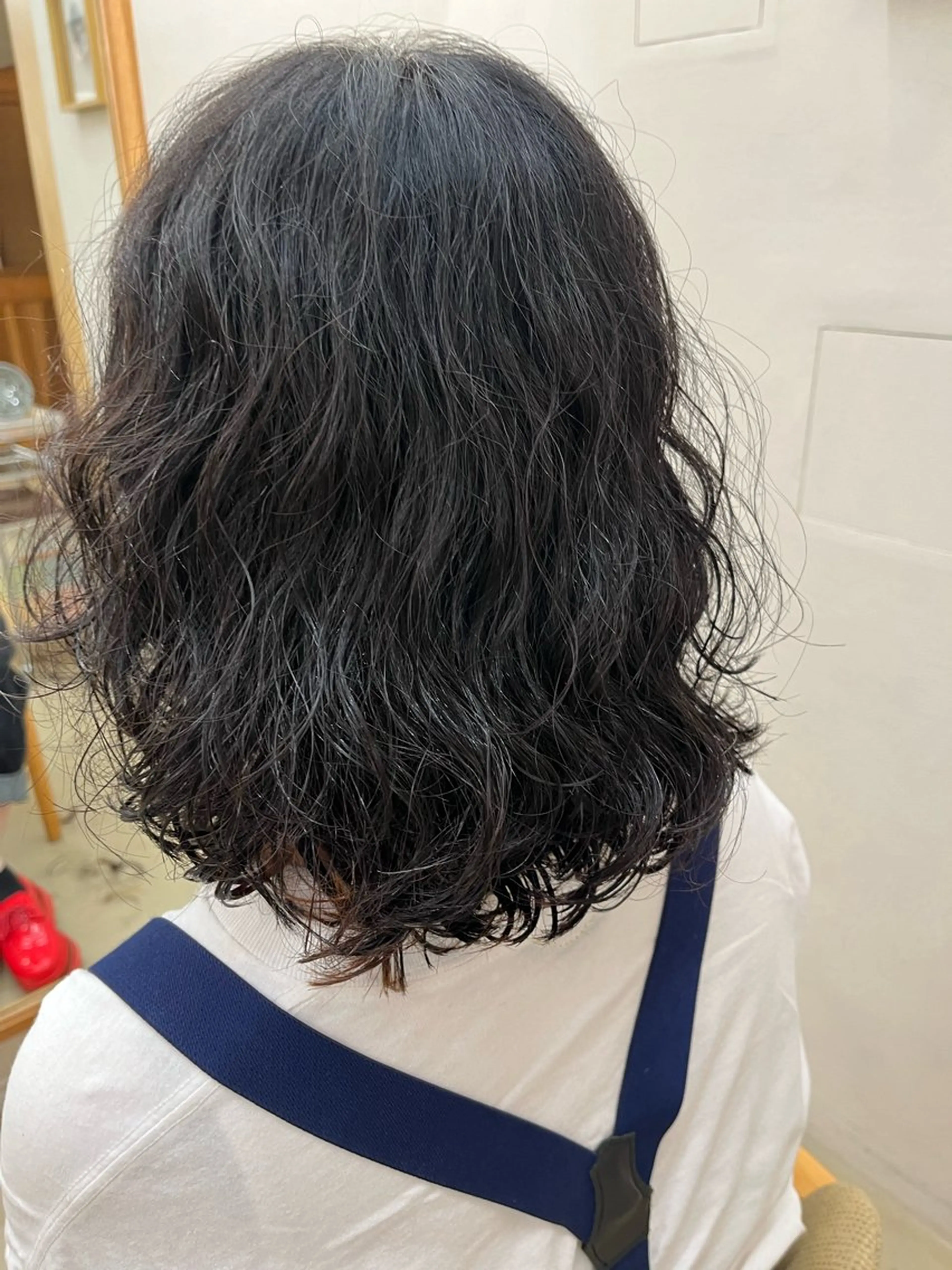 ミディアム パーマ 宇野澤 銘のヘアスタイル