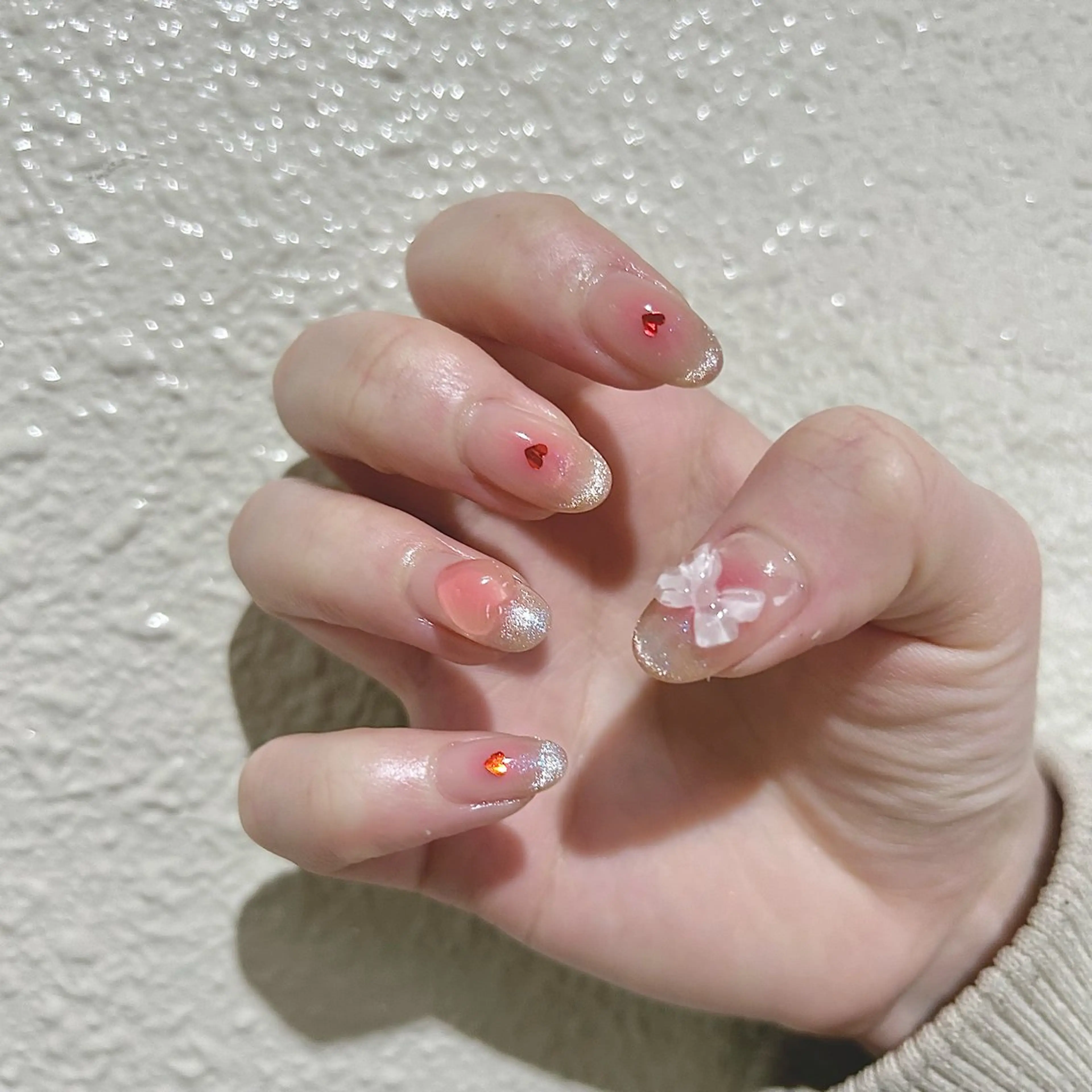 ネイル パラあり！フィルイン 美フォルムのネイルデザイン