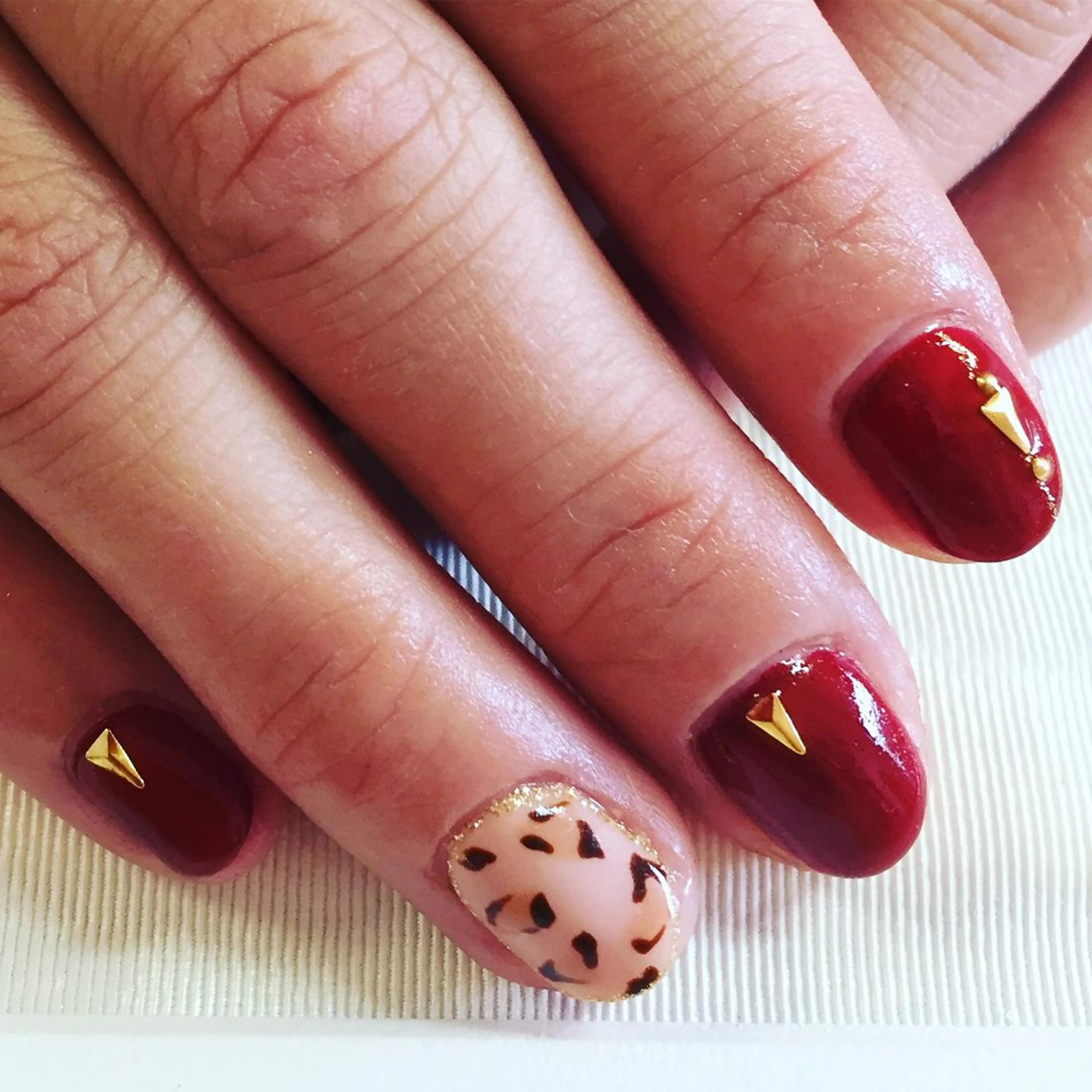 ネイル アニマル柄 青木 綾子のネイルデザイン