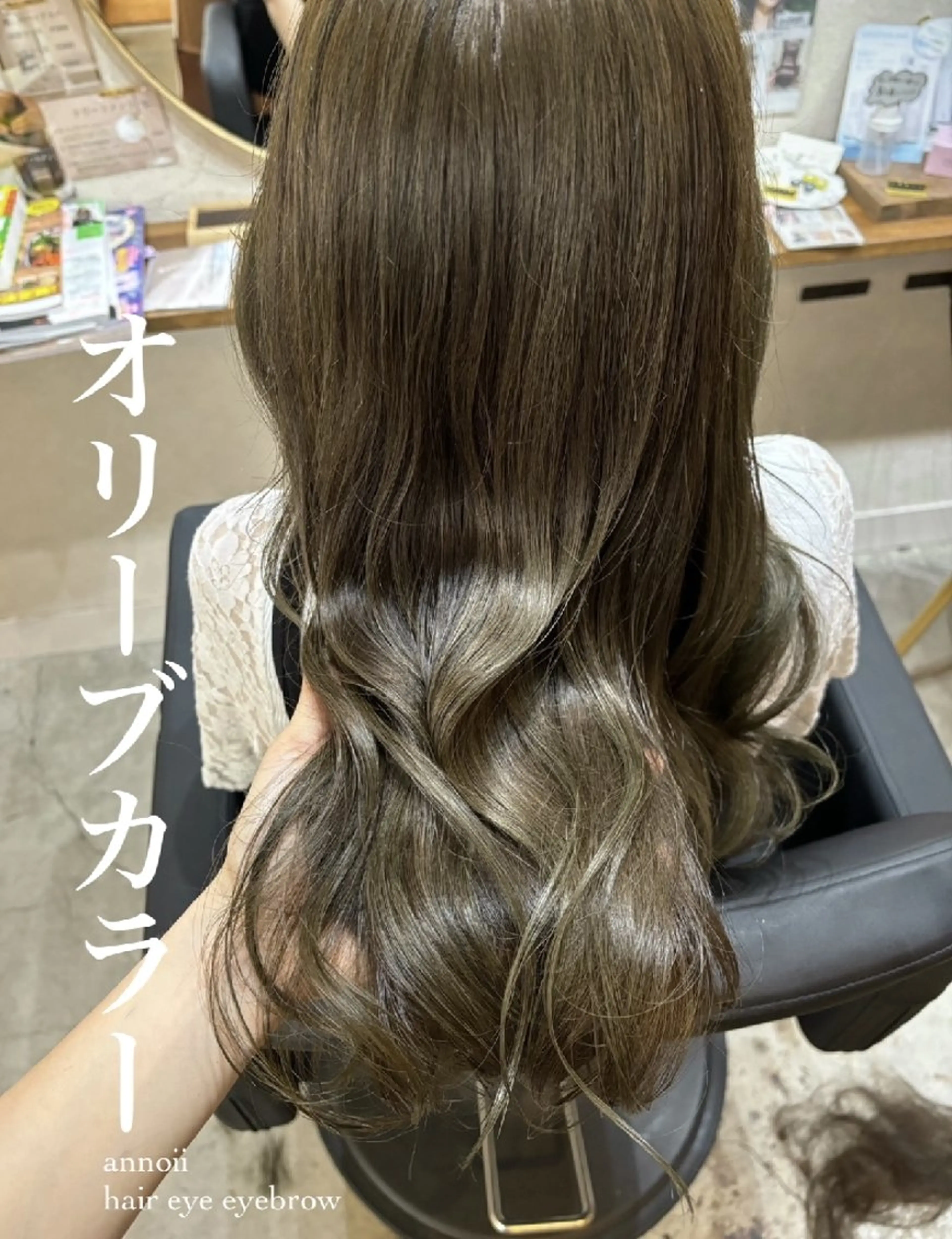 ミディアム annoii _pomのヘアスタイル