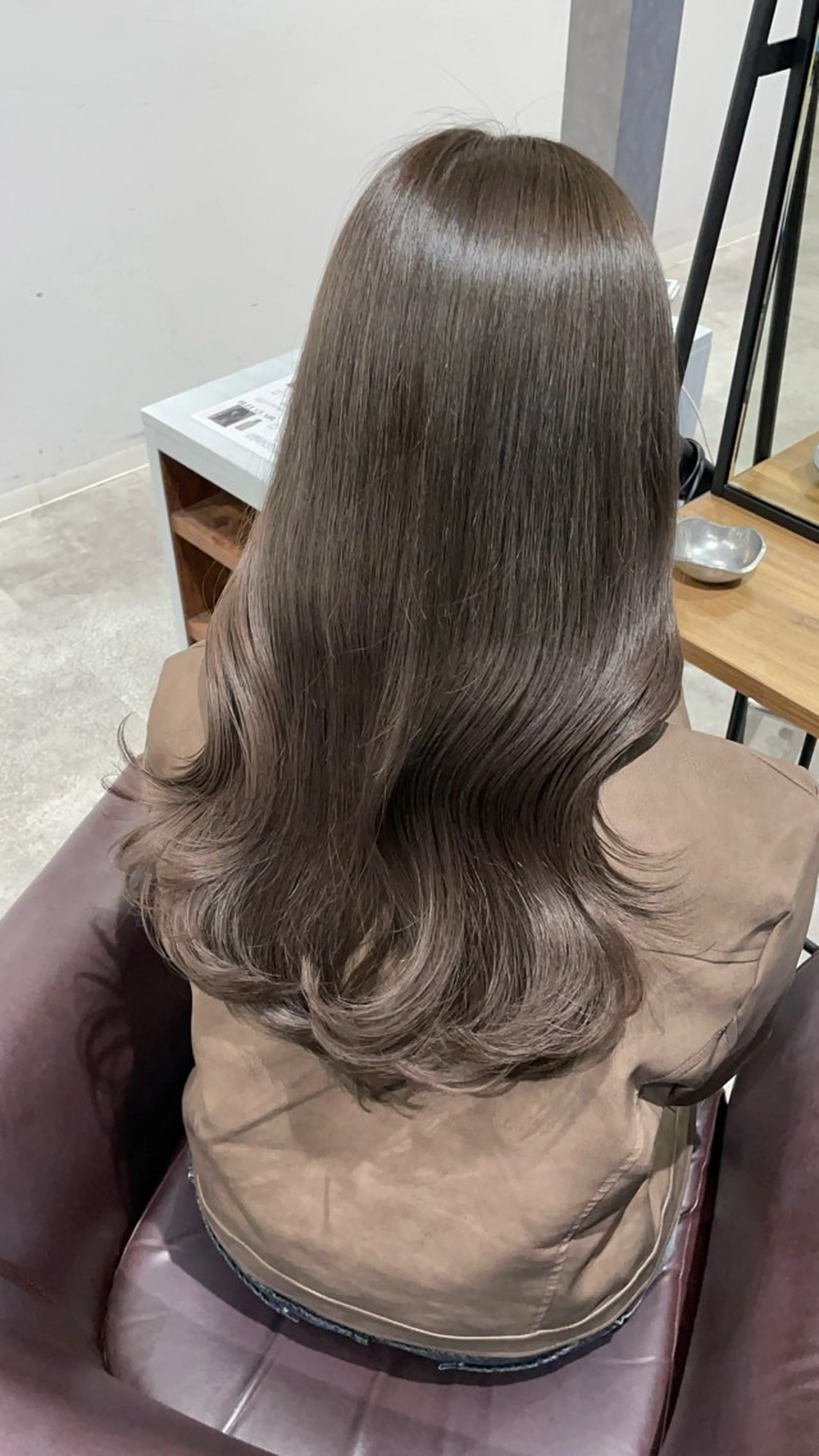 ロング カラー ベージュカラー 透明感カラー ヘアカラー トリートメント 紅都🫧透明感 水光カラー🫧のヘアスタイル