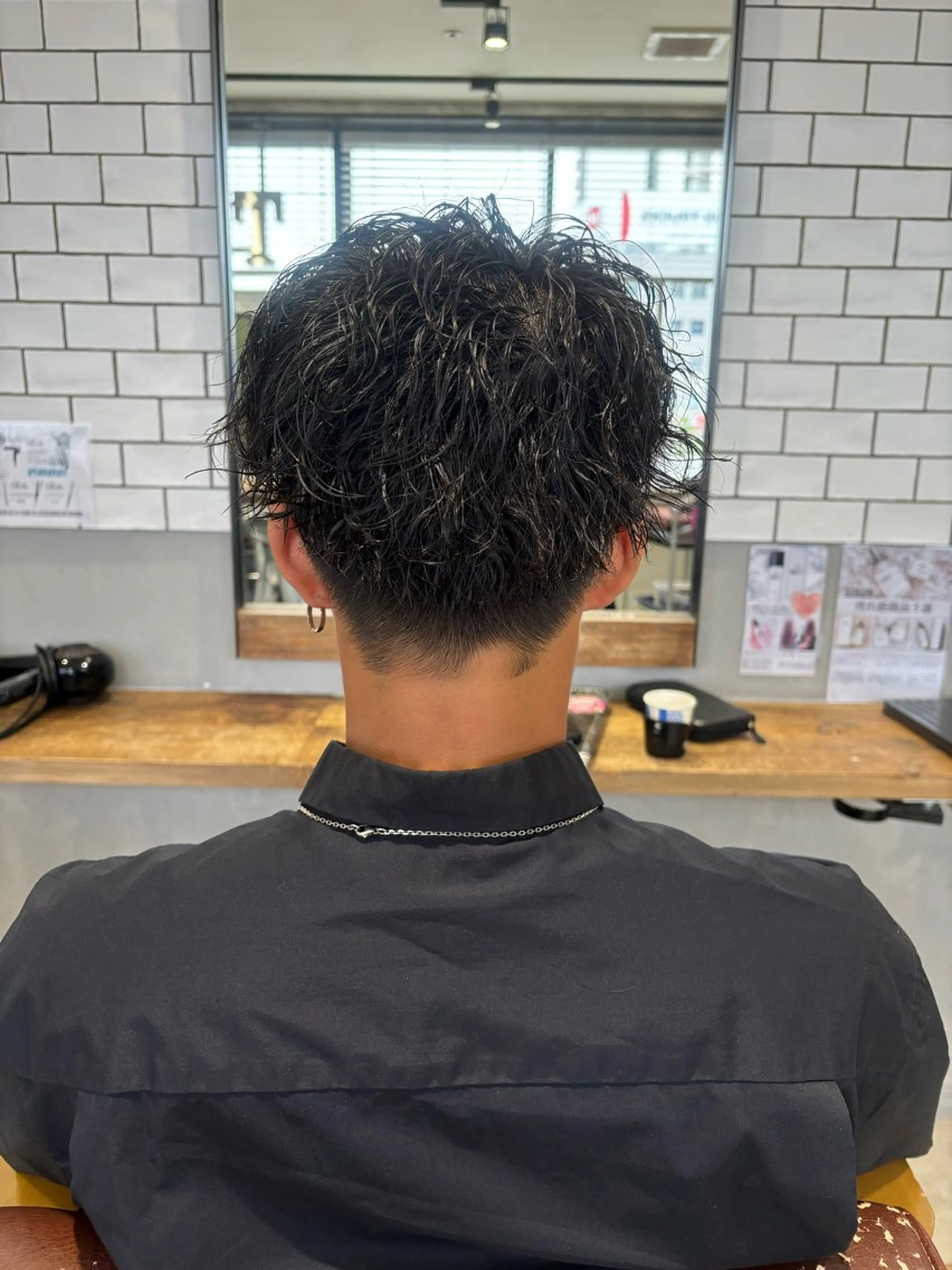 ショート カット パーマ トリートメント 菊地 優斗のヘアスタイル