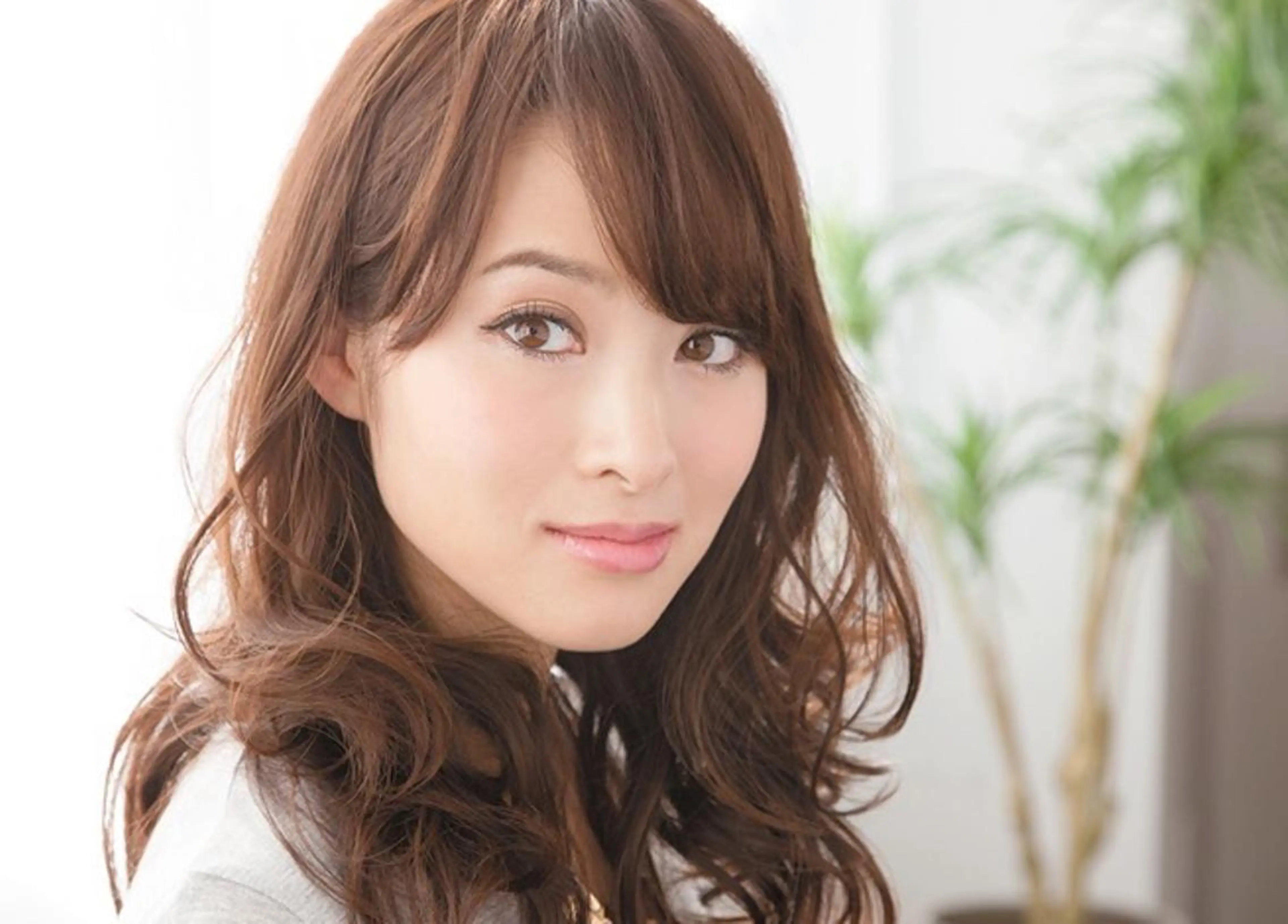 セミロング カラー パーマ 古田 佳規のヘアスタイル