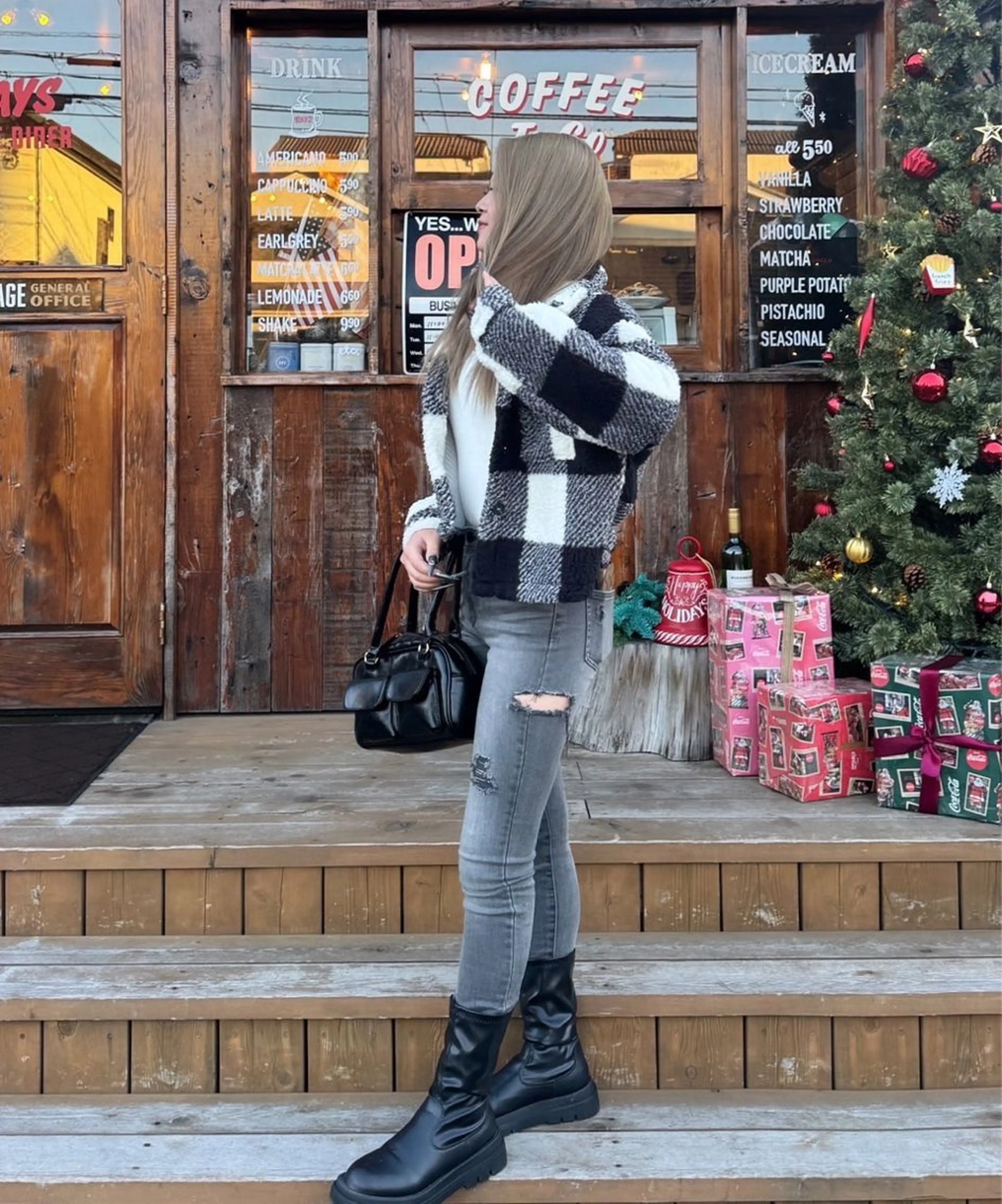 セミロング カラー ハイトーン/ブリーチ カラー/SHOGOのヘアスタイル