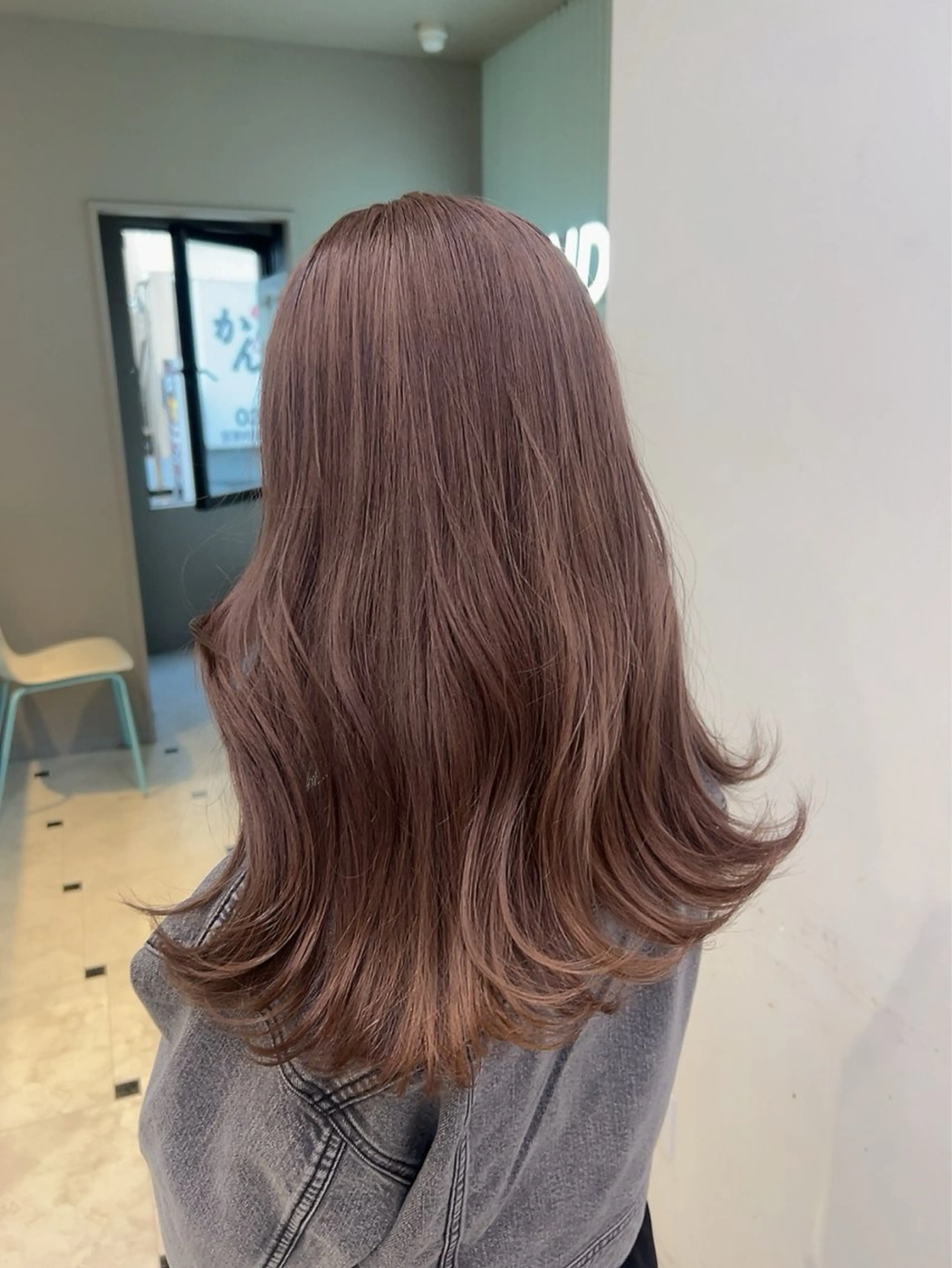 セミロング カラー ヘアカラー トリートメント ヘッドスパ 🥞ベージュ系カラー 【すずきりほ】🥞のヘアスタイル