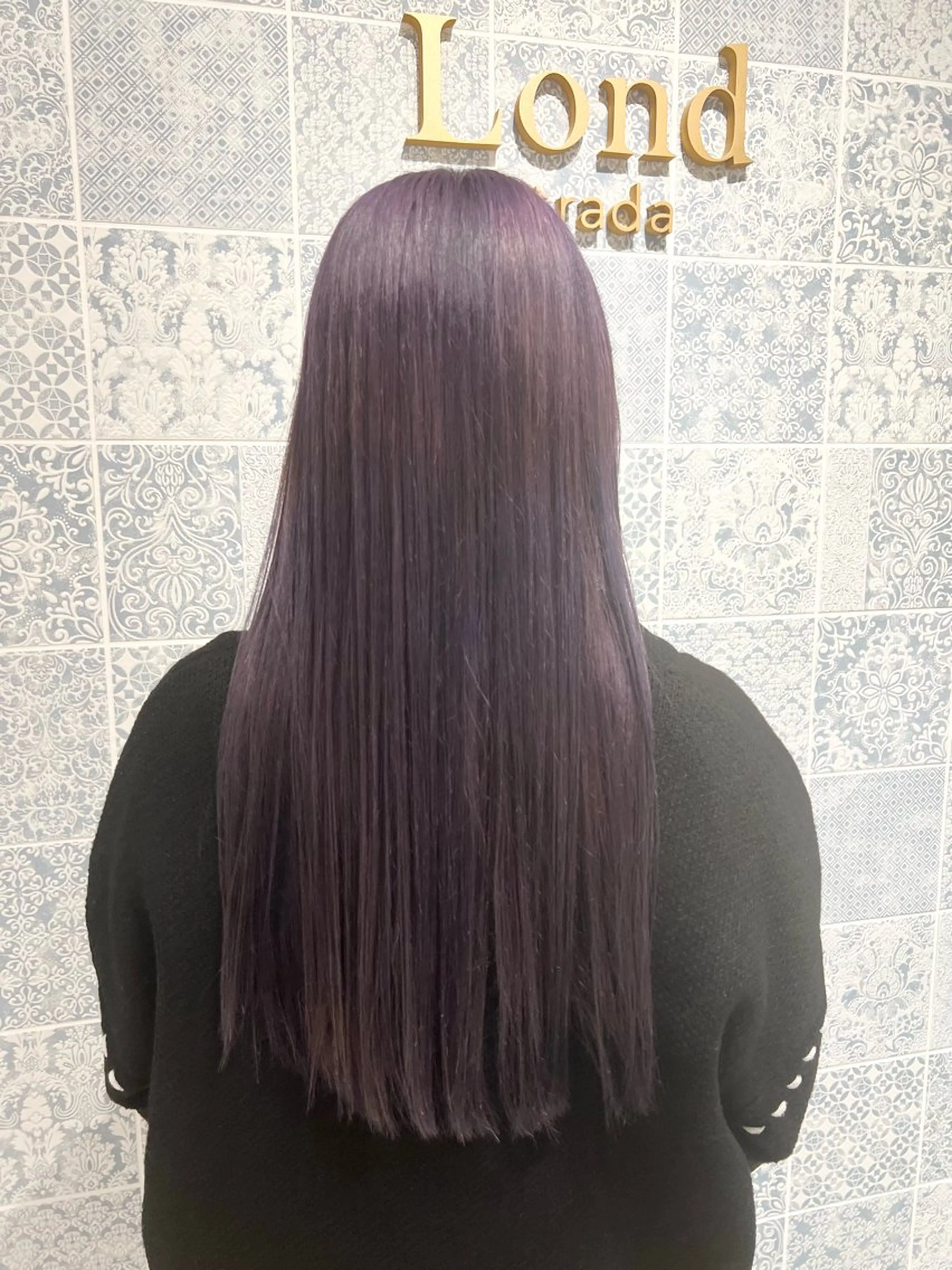 ロング ロング ヘアカラー 色気レイヤースタイル 洒落色気ヘアマサトのヘアスタイル