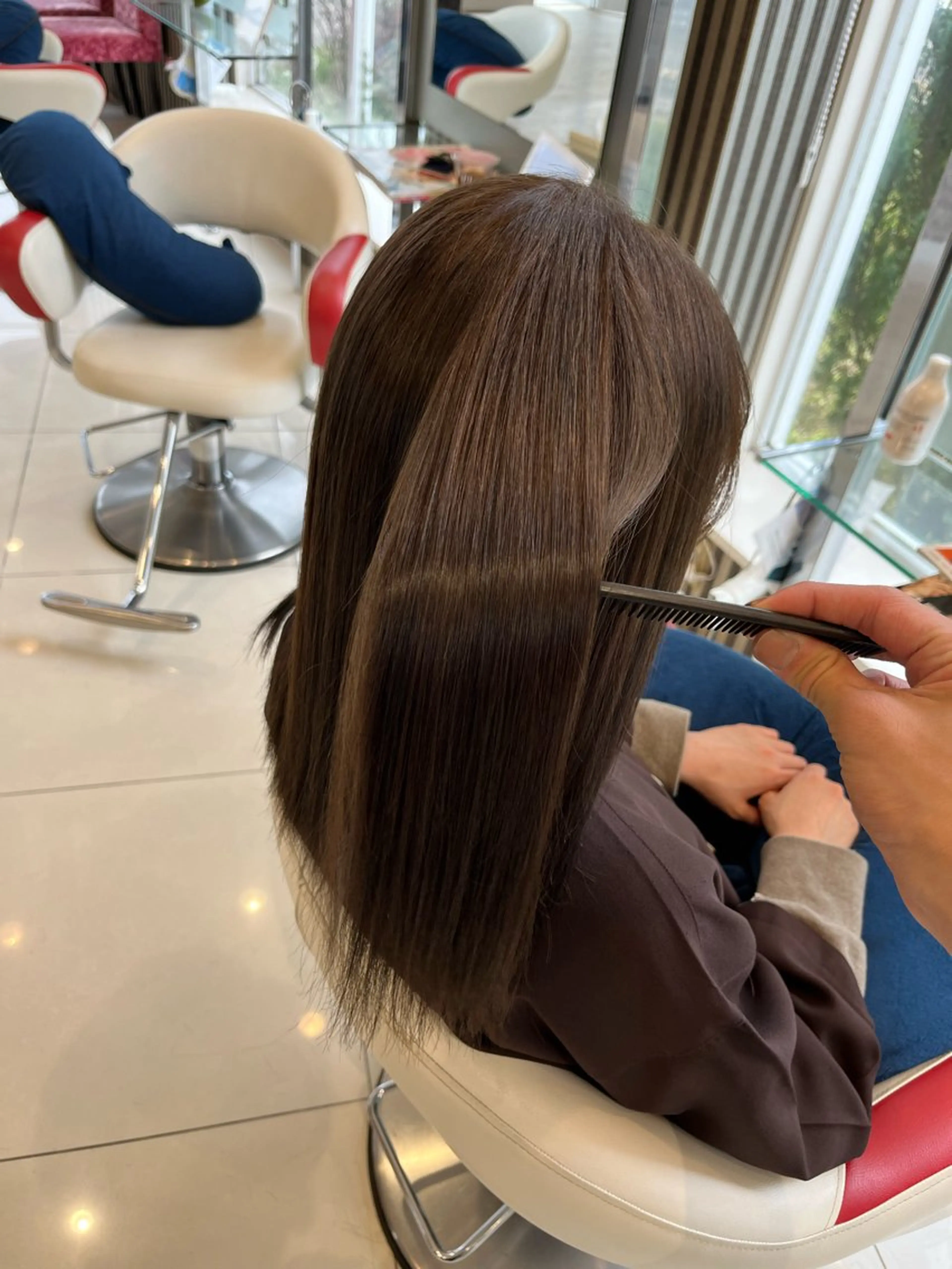 【プレミアムコース】カット＋プレミアムストレート＋3stepトリートメント25990の写真