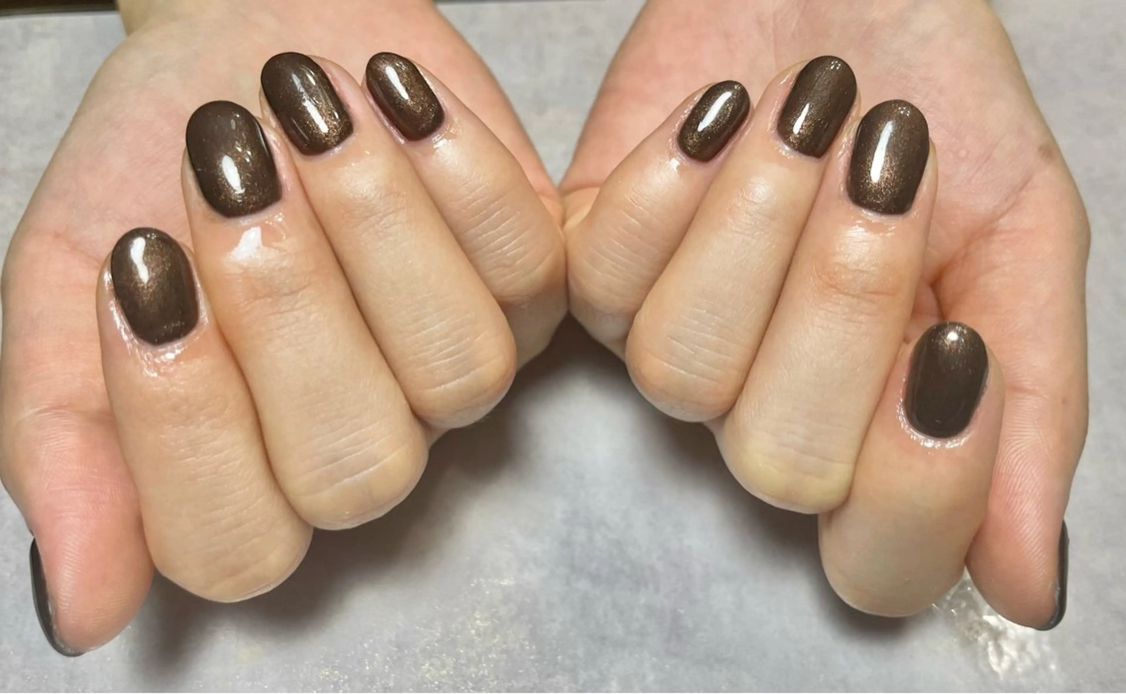 ネイル ジェルネイル ワンカラーネイル パラジェル シンプルネイル ハンドネイル BLANC.nail所属・BLANC.nail yuuのネイルデザイン