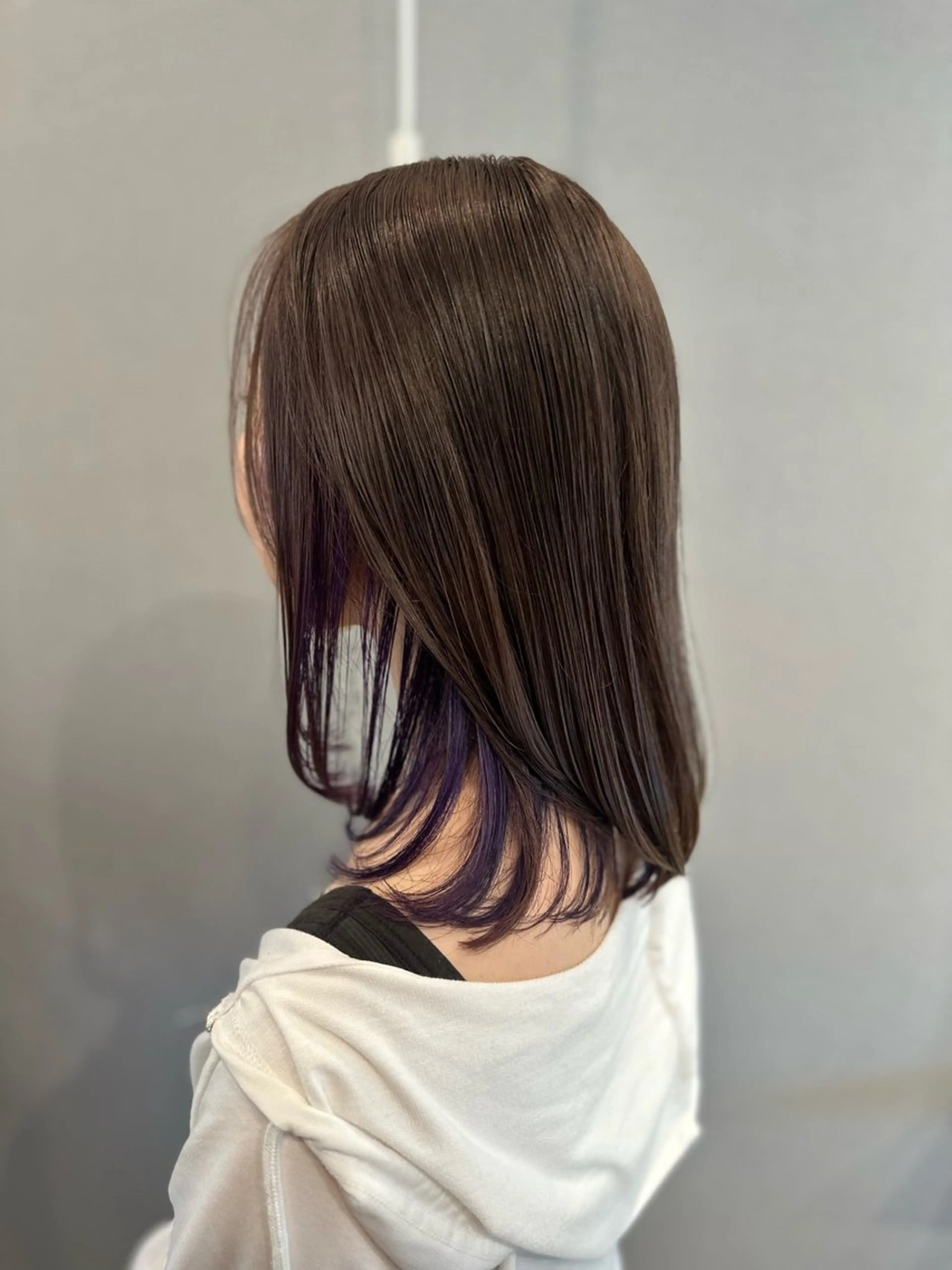 ミディアム ヘアカラー K Harukaのヘアスタイル