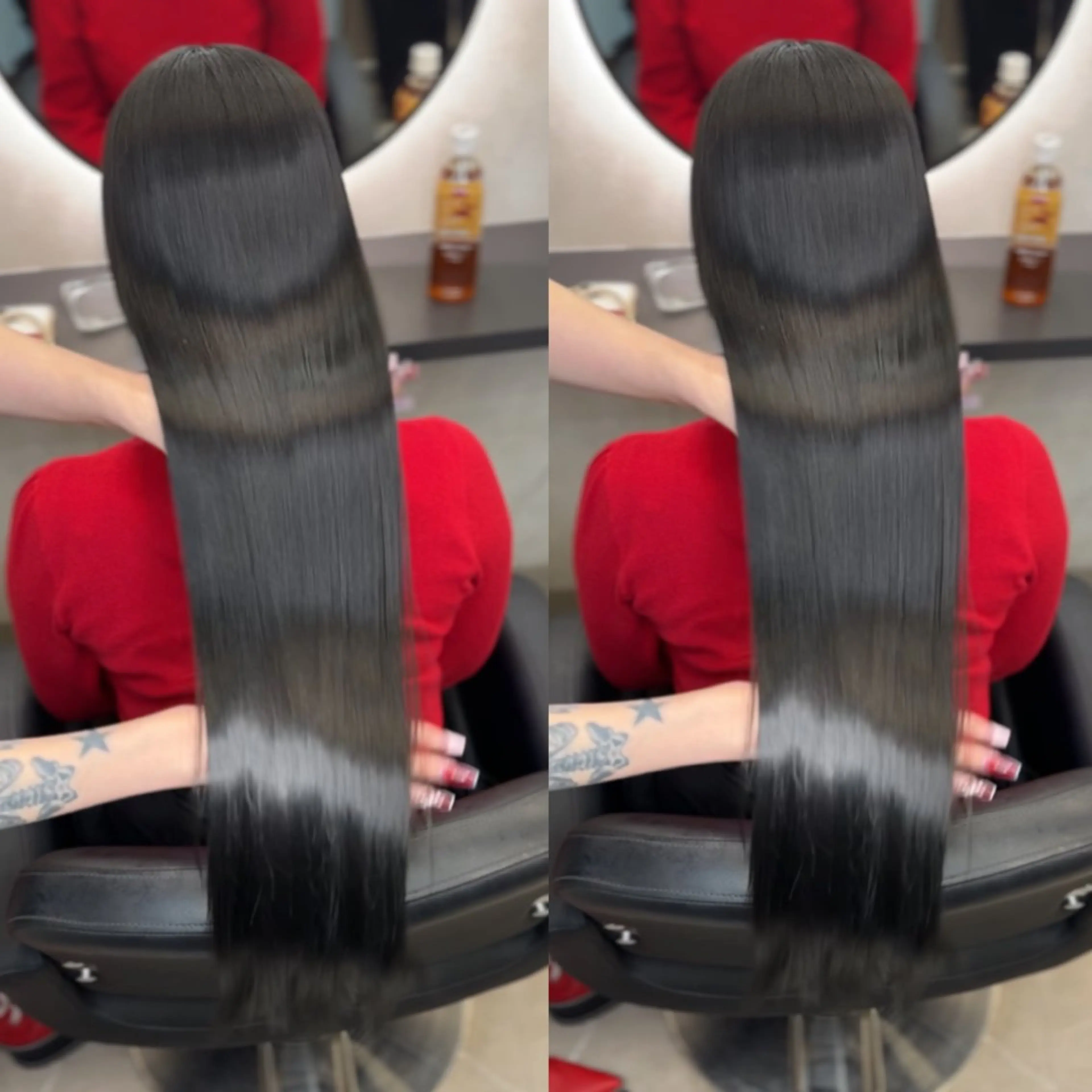 🌹【🉐本質的な髪の美しさを求める方】🌹✨カット+艶潤縮毛矯正+トリートメント+頭皮毛髪デトックス✨の写真