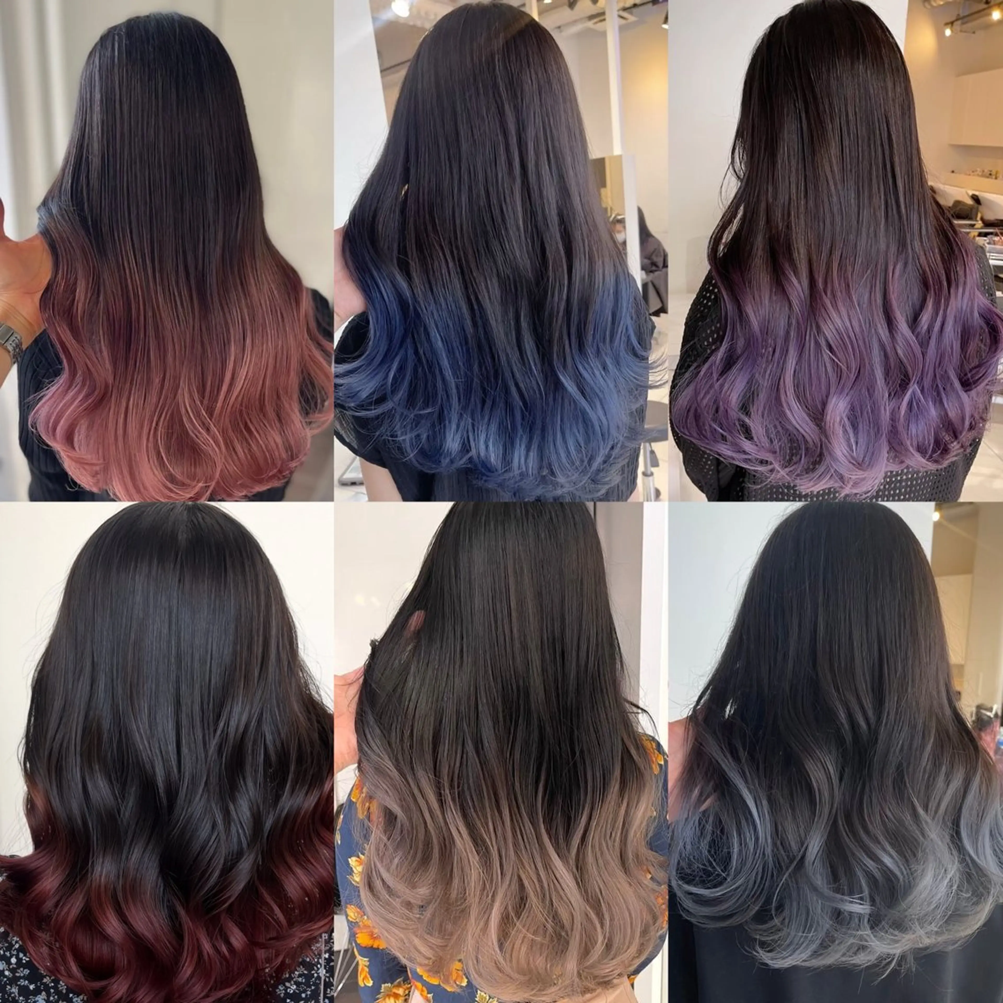 カラー グラデーションカラー ALIVE 小池柚葉のヘアスタイル