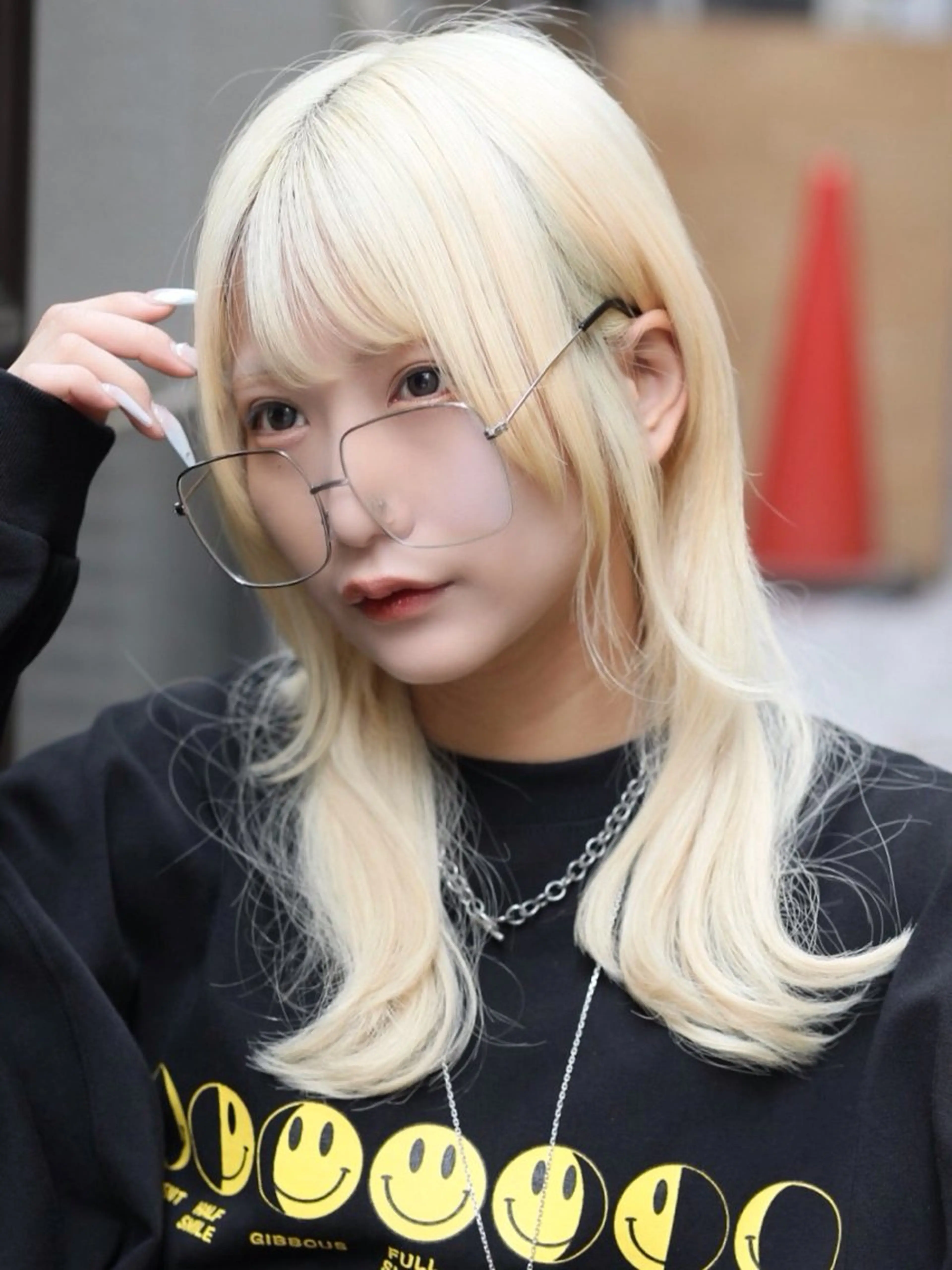 💍ご新規様限定💍傷ませない韓国風ハイトーン🫧最高級ケアブリーチダブルカラー+髪質改善1stepTRの写真