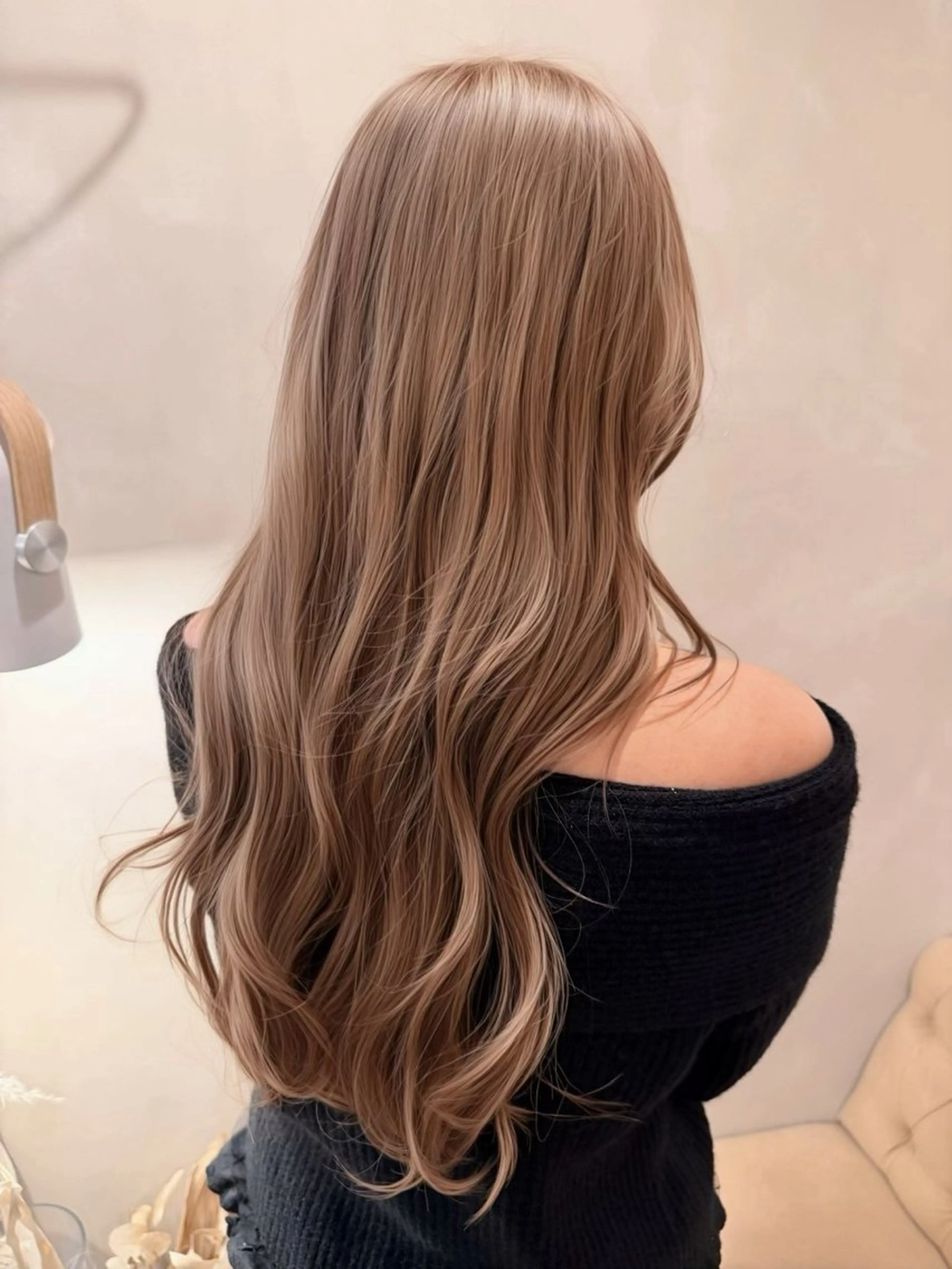 ロング カット ヘアカラー トリートメント 草野ゆずき⌇縮毛矯正 ⌇Wカラー⌇レイヤーのヘアスタイル