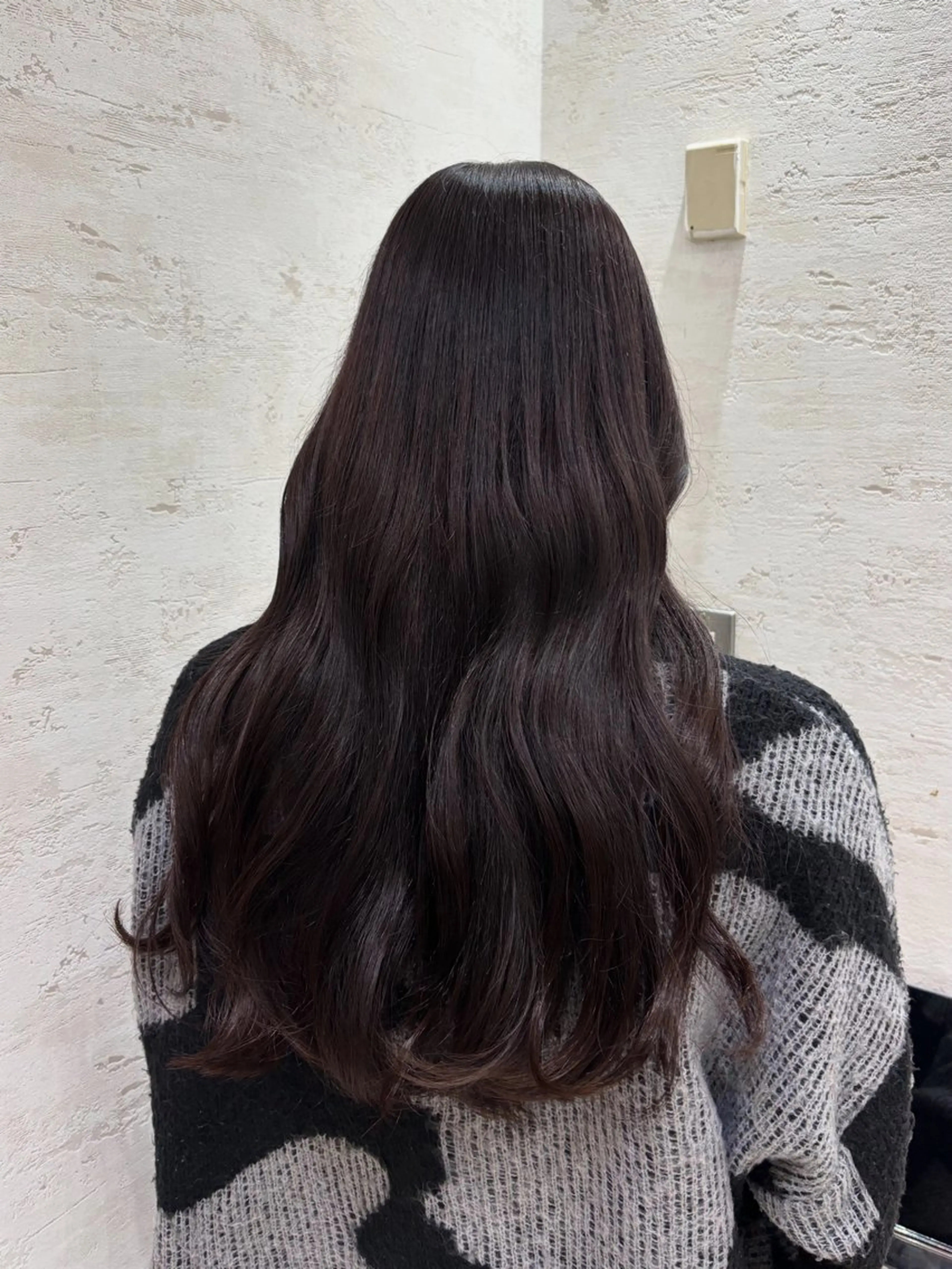 ロング カラー 杉田 涼のヘアスタイル