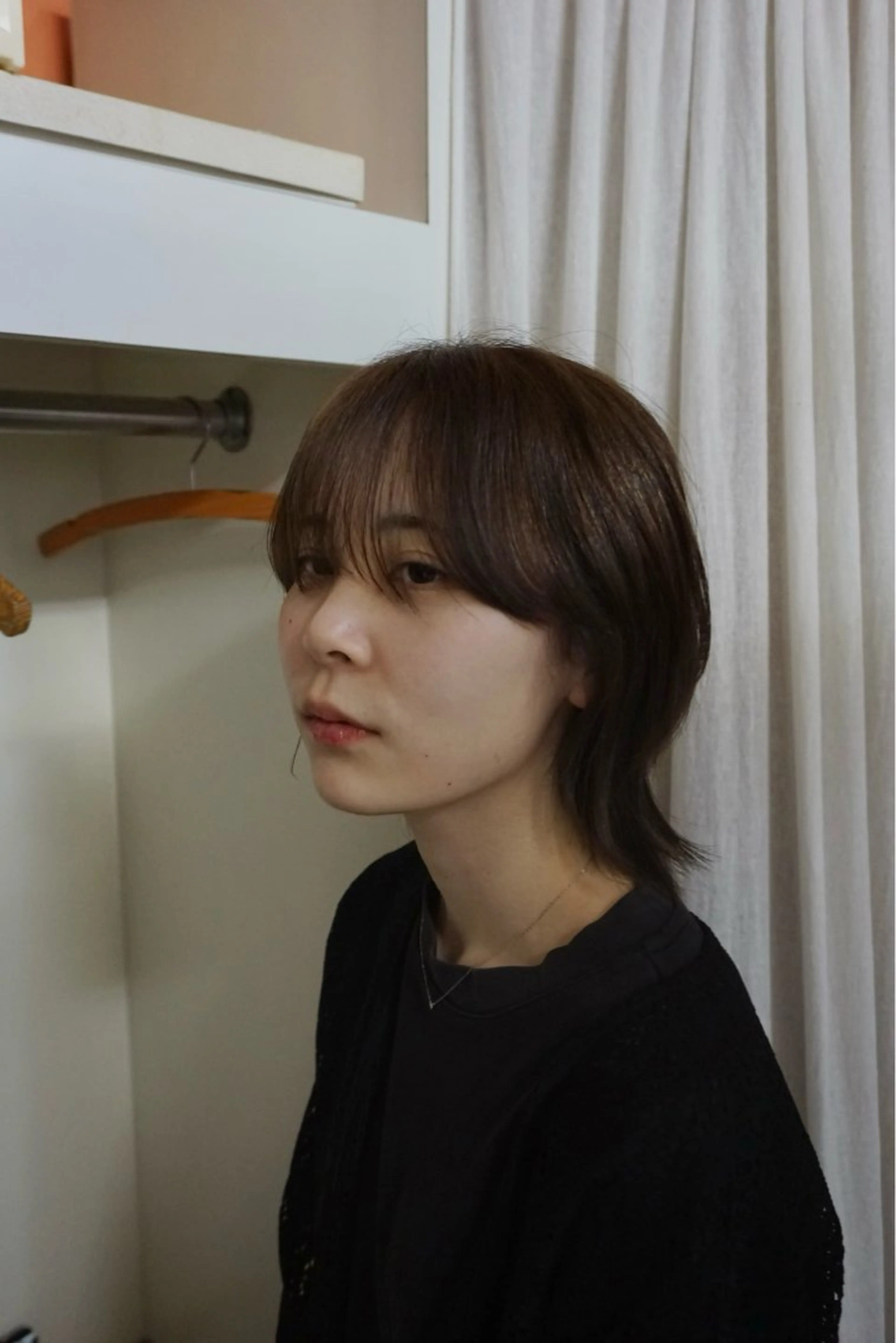 ショート カラー ベージュカラー レイヤーカット ウルフカット 小林 かんなのヘアスタイル