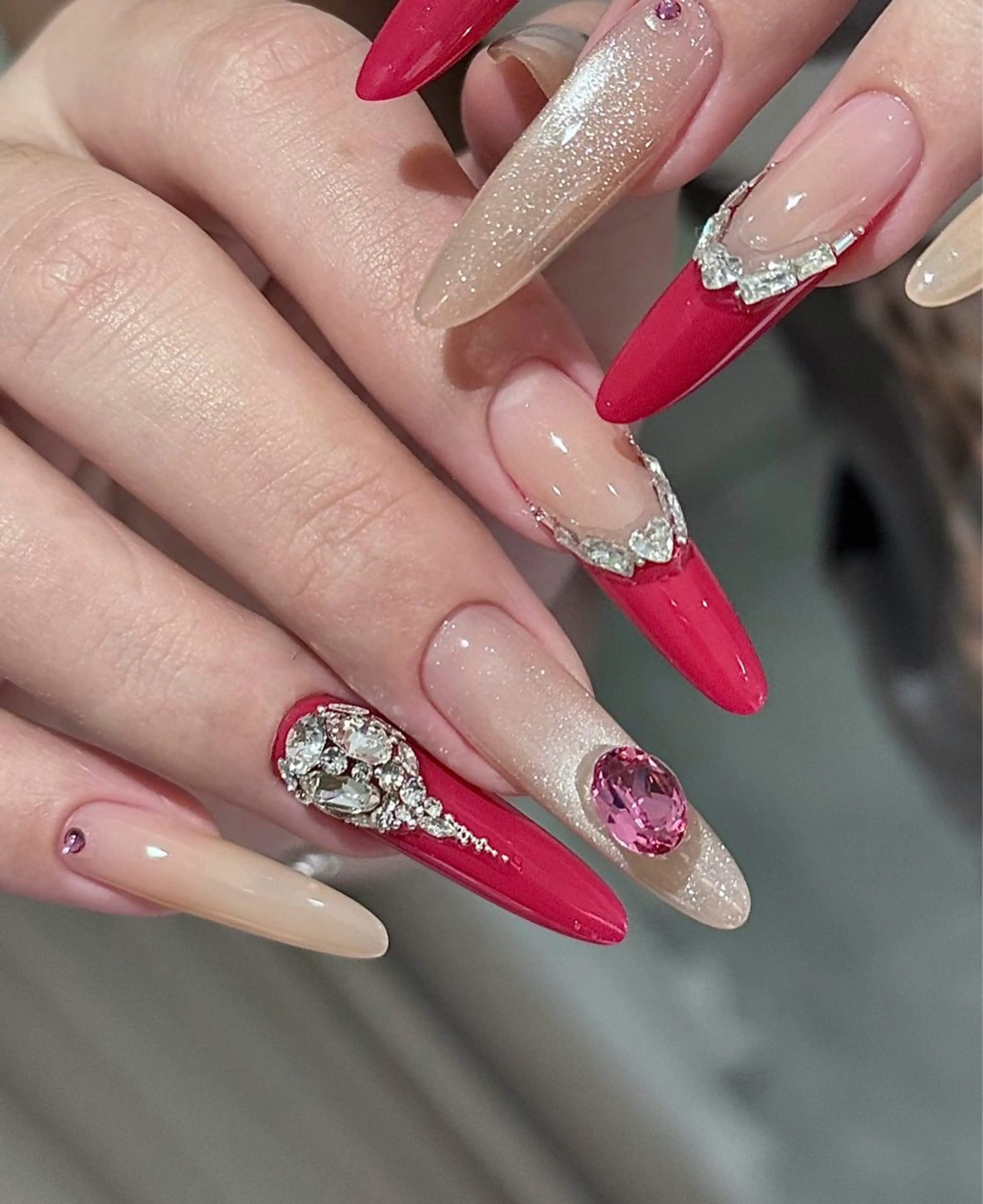 ネイル アートネイル フレンチネイル マグネットネイル ミラーネイル オフィスネイル ハンドネイル Blossom nail【ブラソンネイル】所属・Blossom nail_研修のネイルデザイン