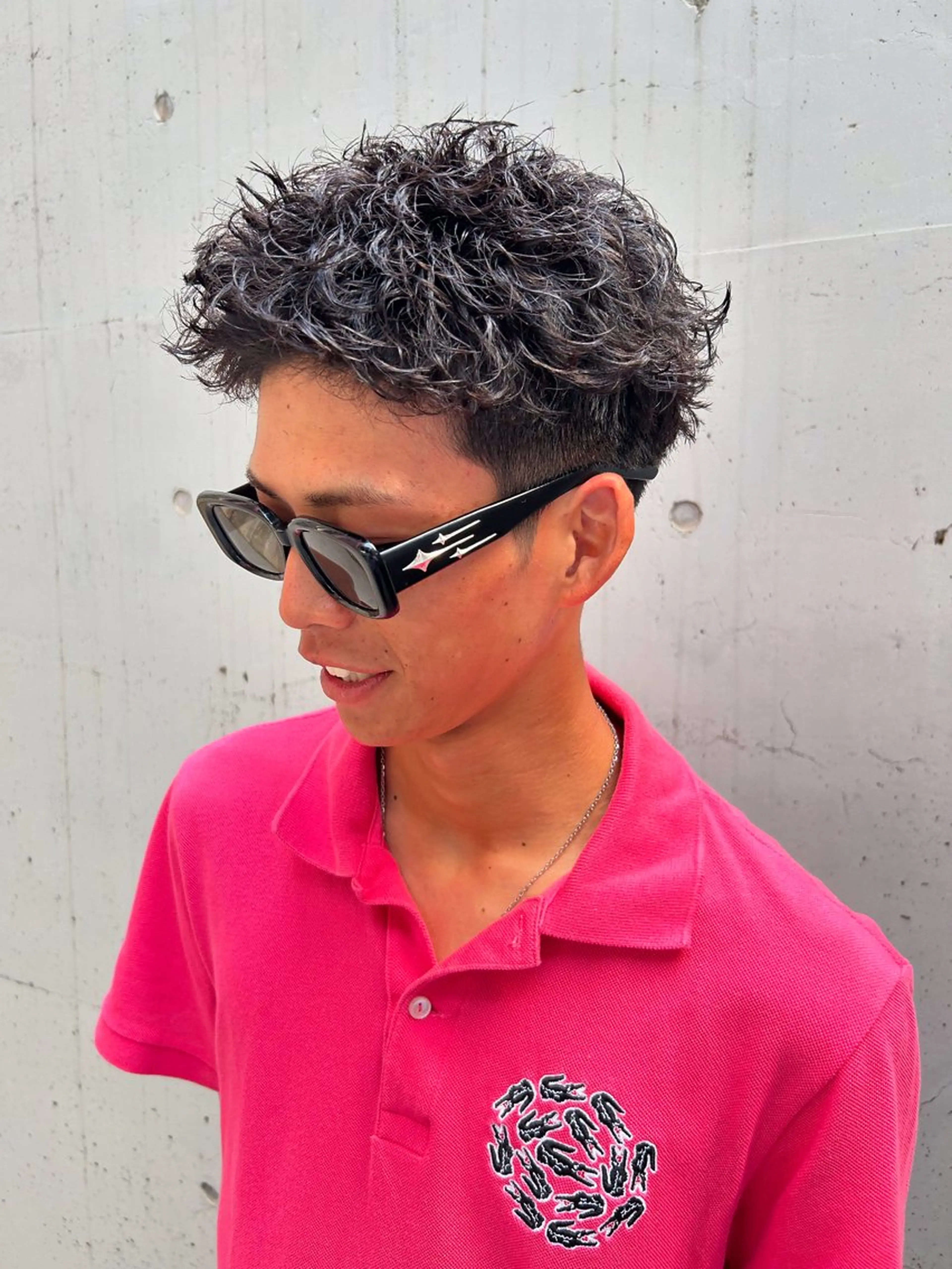 ショート パーマ メンズ 【pia】 syuuのヘアスタイル