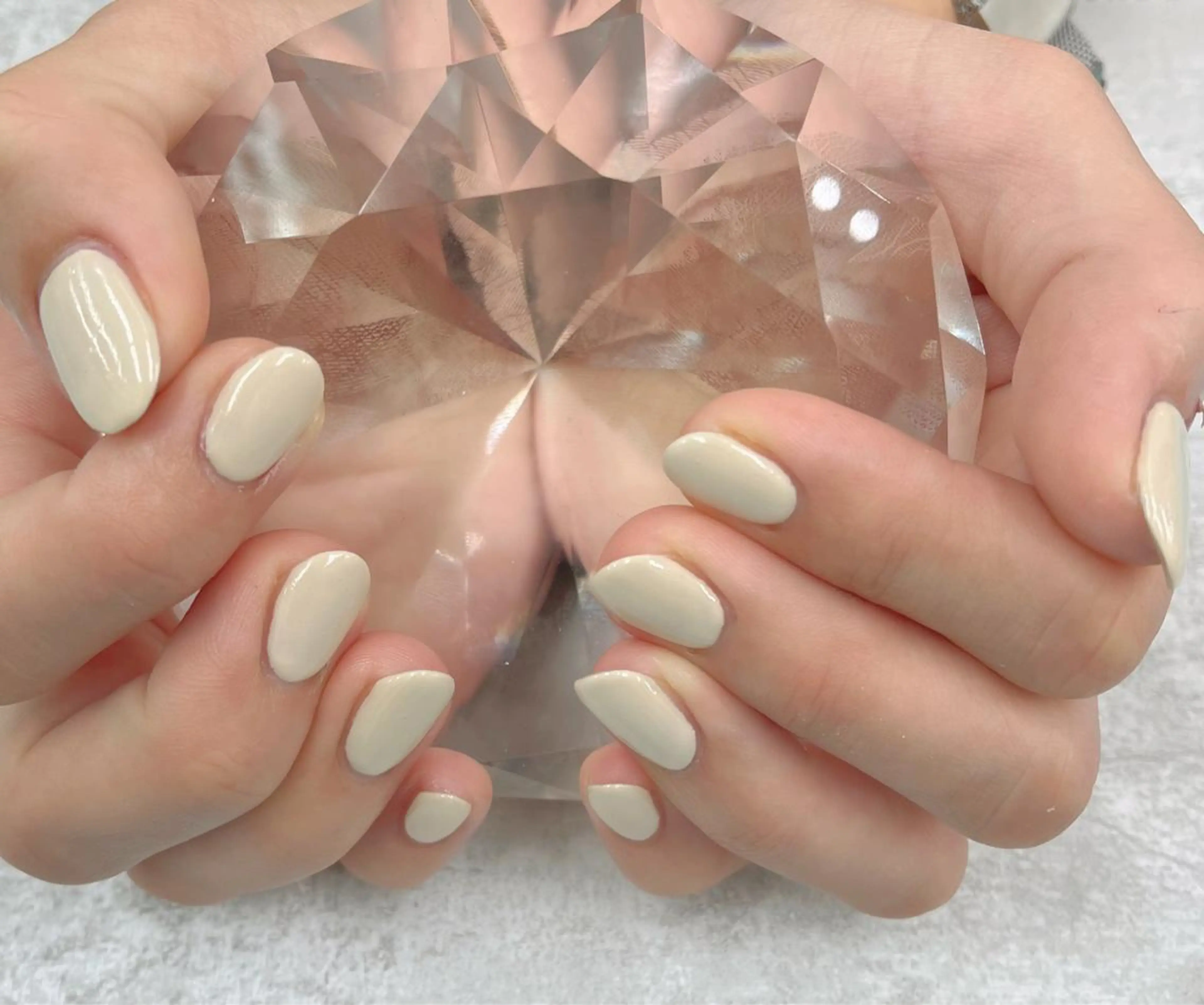 メンズ ネイル ホワイト BlueDaisy 栄本店のネイルデザイン