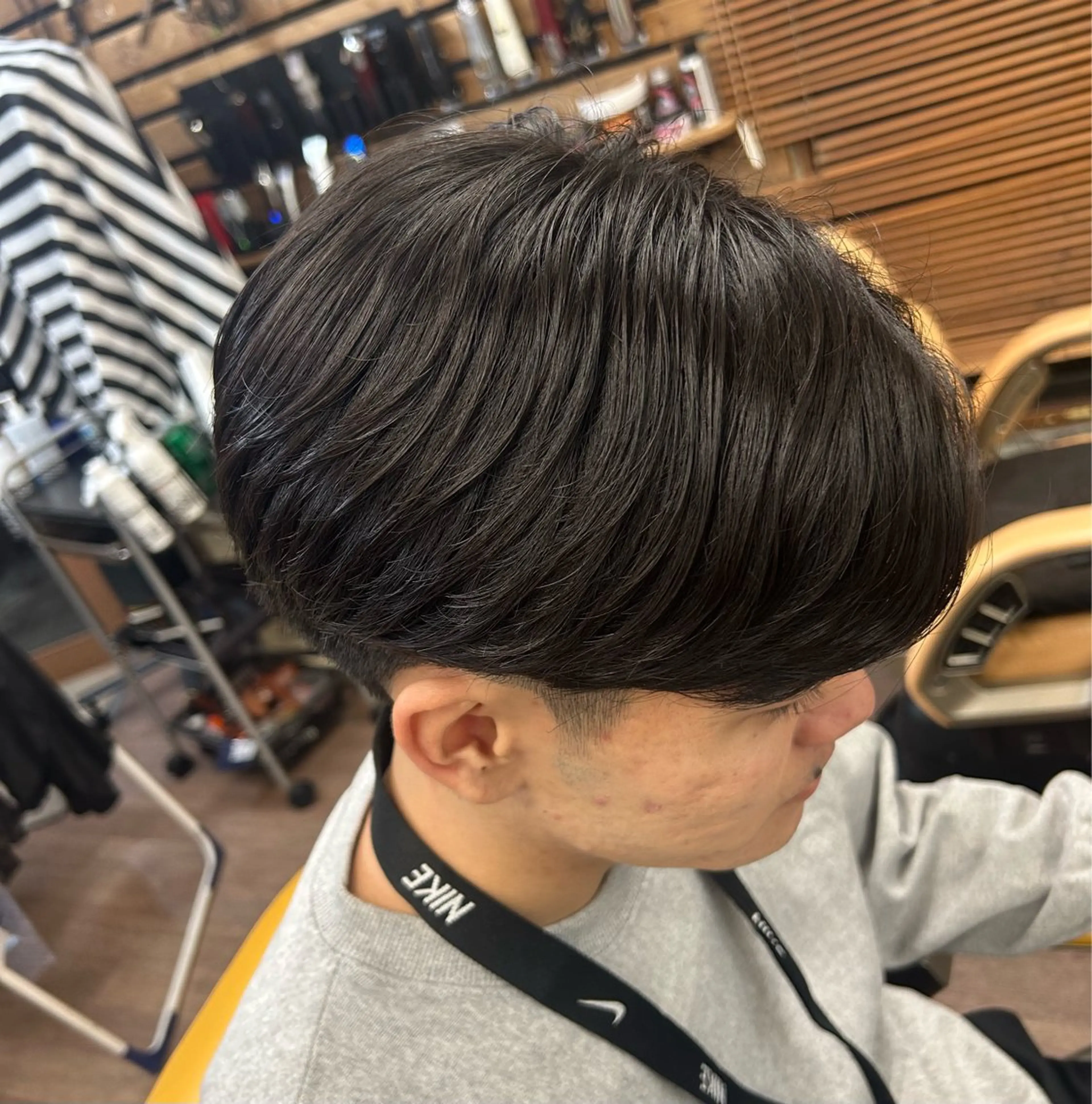 ショート メンズ メンズパーマ 新宿メンズカット✂︎ 能戸蒼生💈のヘアスタイル