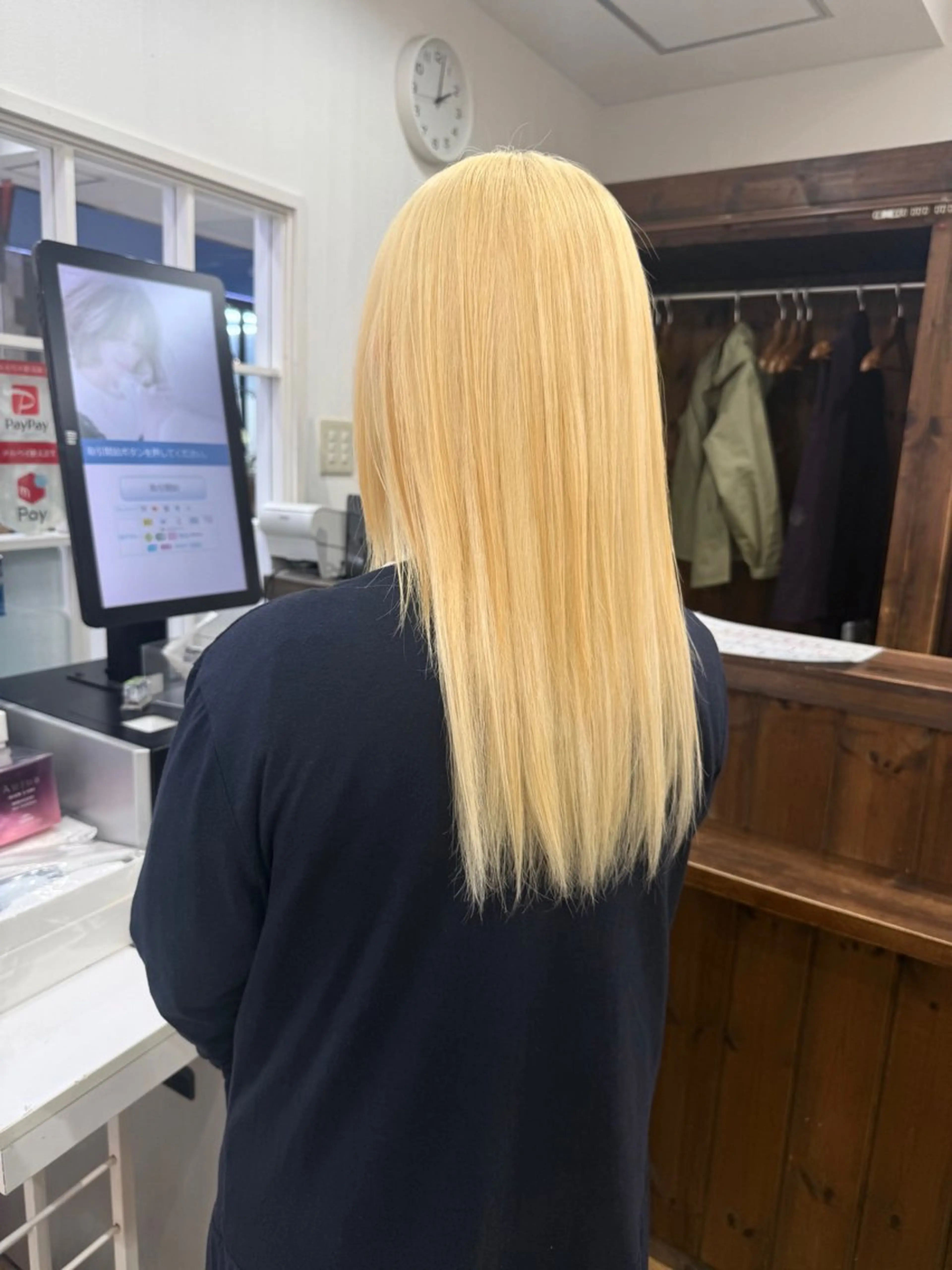 ロング カラー 抜きっぱなしブロンド ブロンド ヘアカラー 💖ダブルカラー/ ヘアセット/晴香💖のヘアスタイル