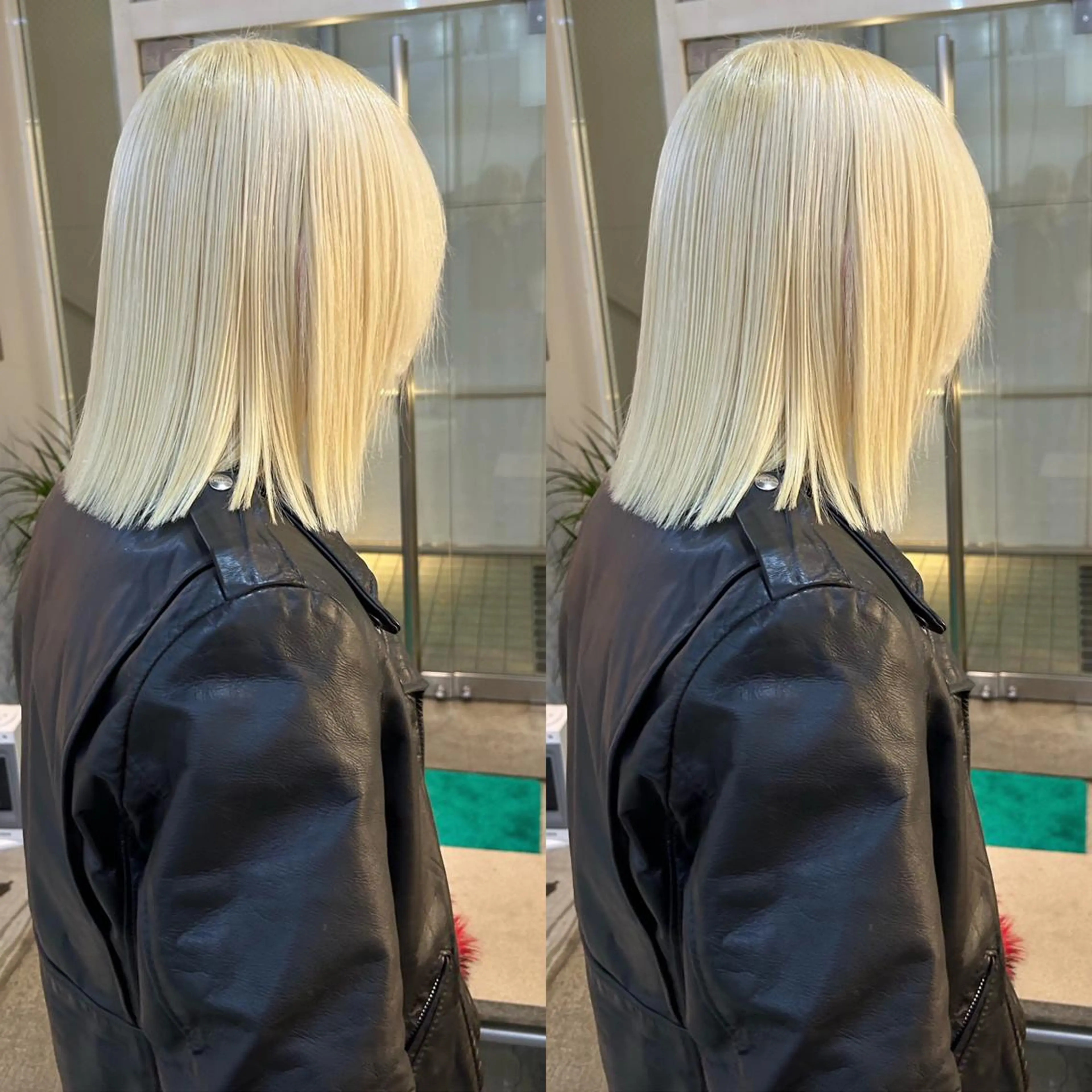 ミディアム カラー ヘアカラー トリートメント yoriダブルカラー 代表すがわらのヘアスタイル