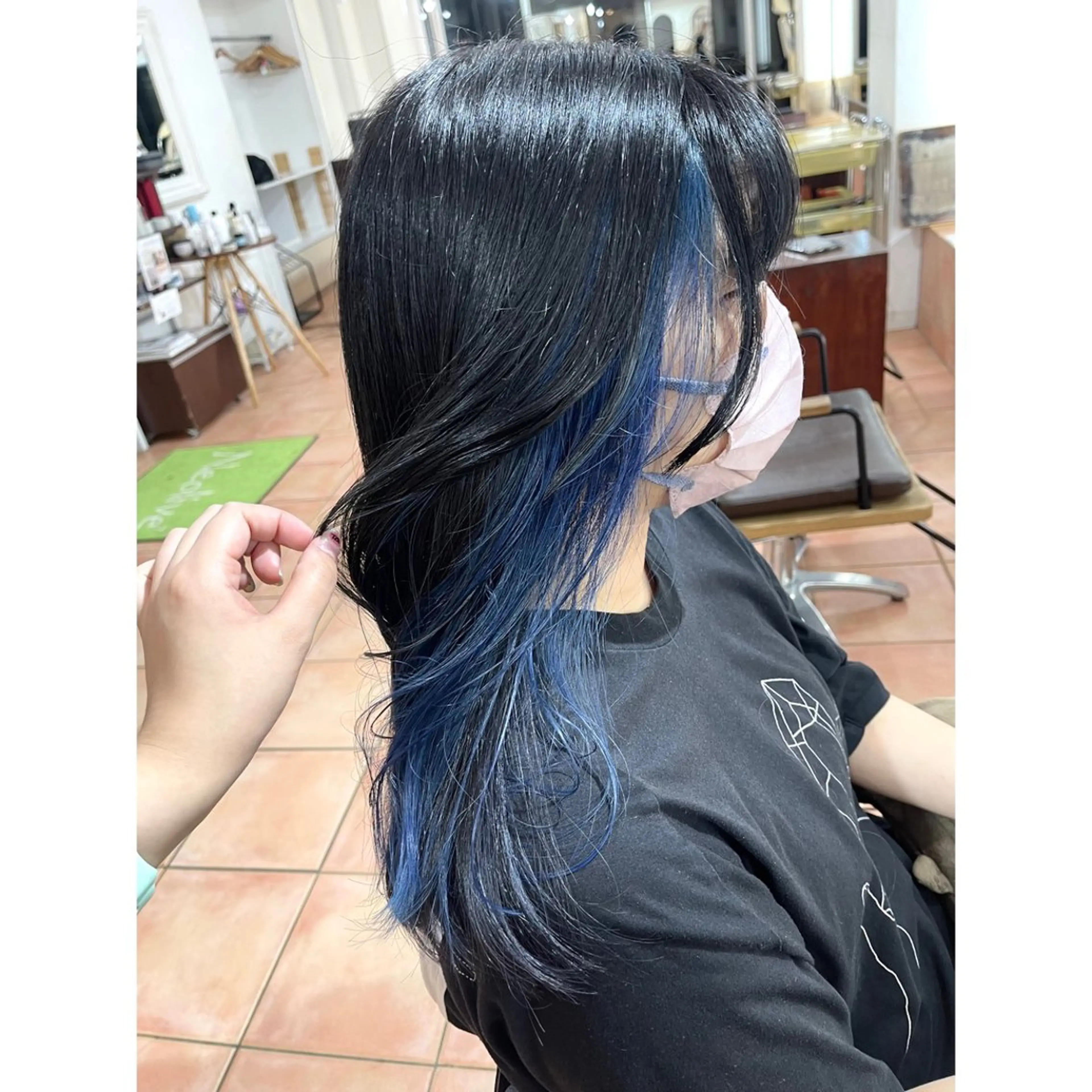 ロング カラー ヘアアレンジ カット ヘアカラー 🦋エクステ/透明感 カラー🦋宮川莉央のヘアスタイル