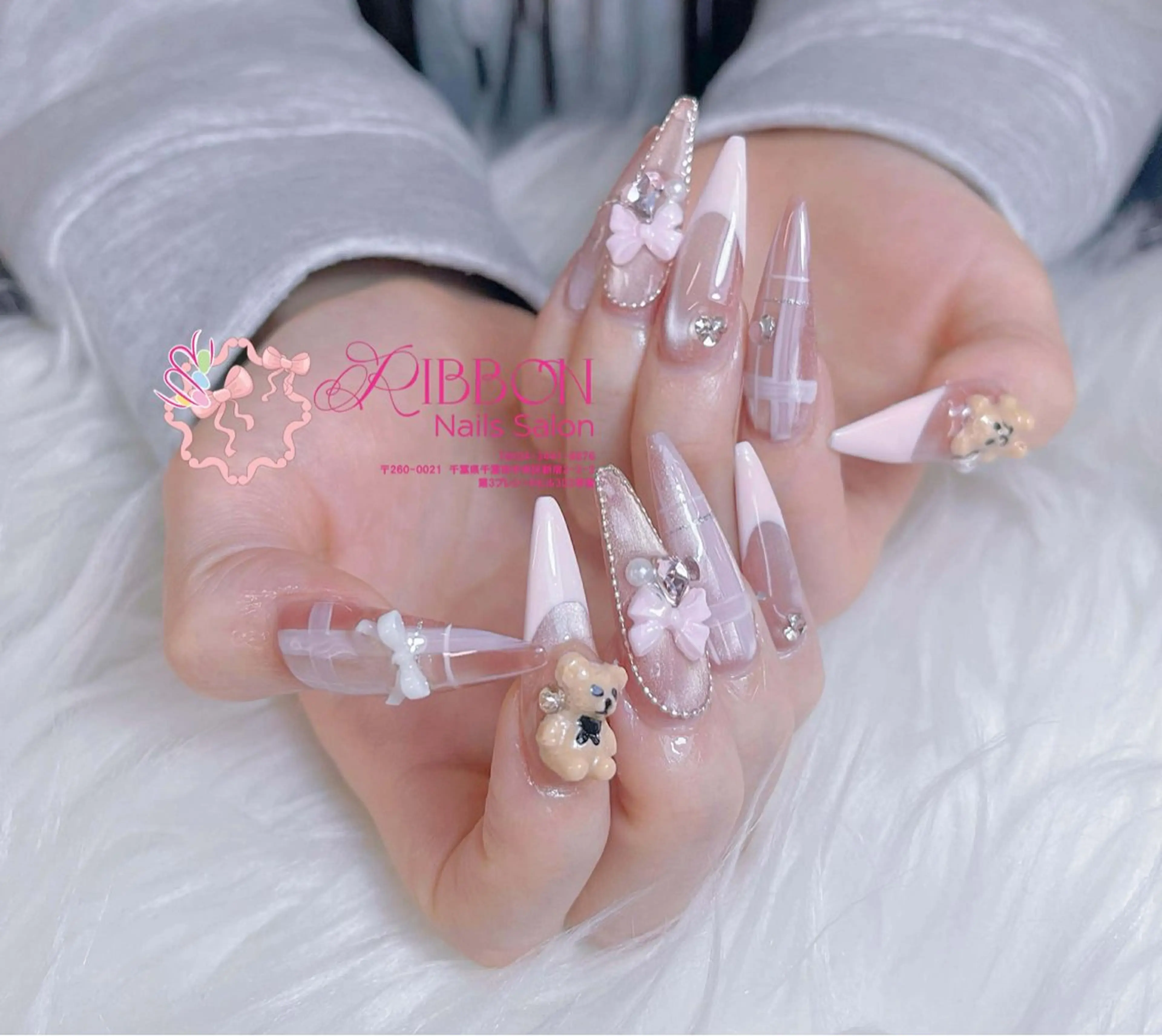 ネイル チークネイル フットネイル フレンチネイル グラデーション 韓国ネイル YUKI NAILのネイルデザイン