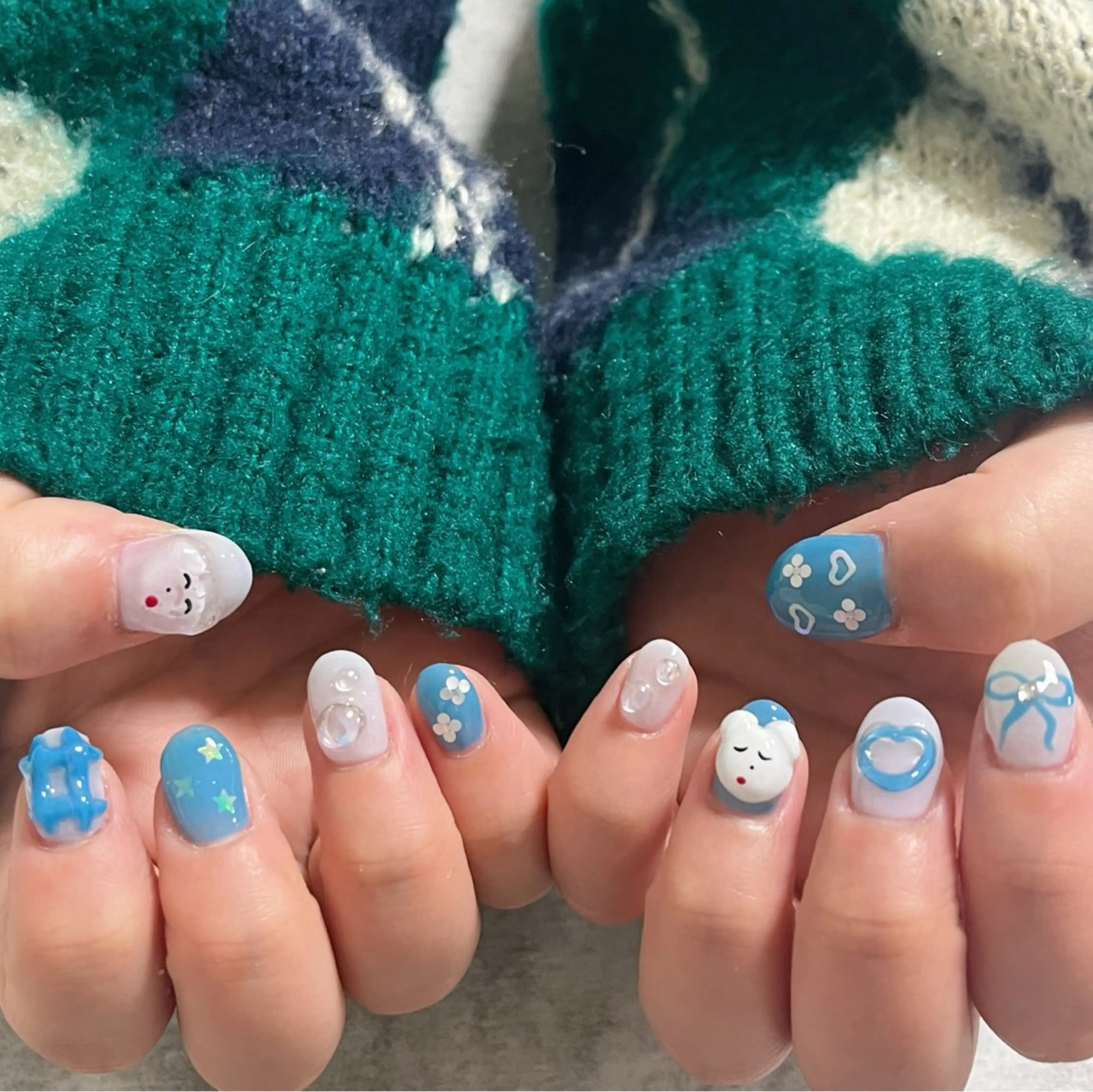 ネイル 【Zina京都駅前】 きぬがわ らむのネイルデザイン