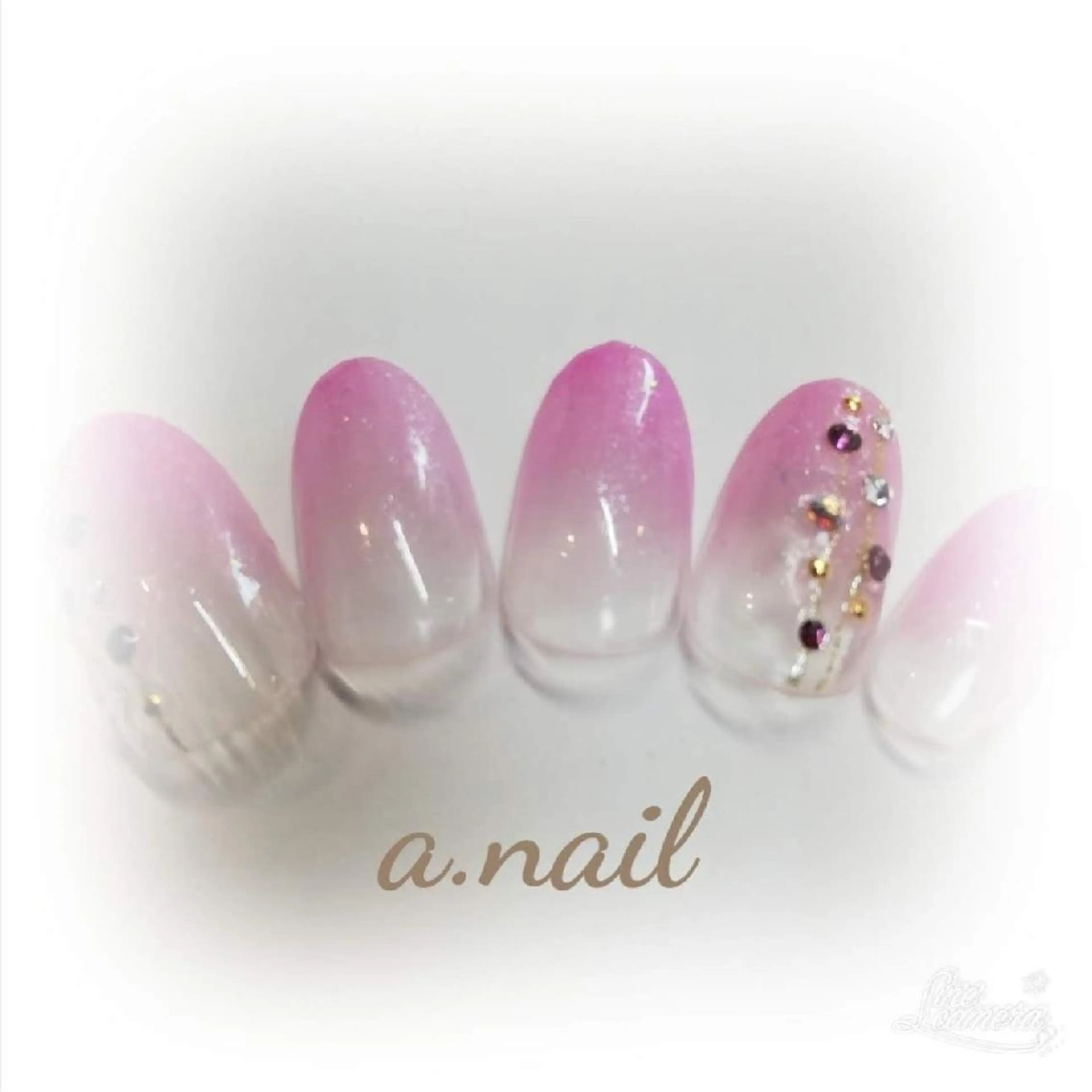 ネイル アートネイル グラデーション ワンカラーネイル シンプルネイル ネイルサロン エーネイルのネイルデザイン